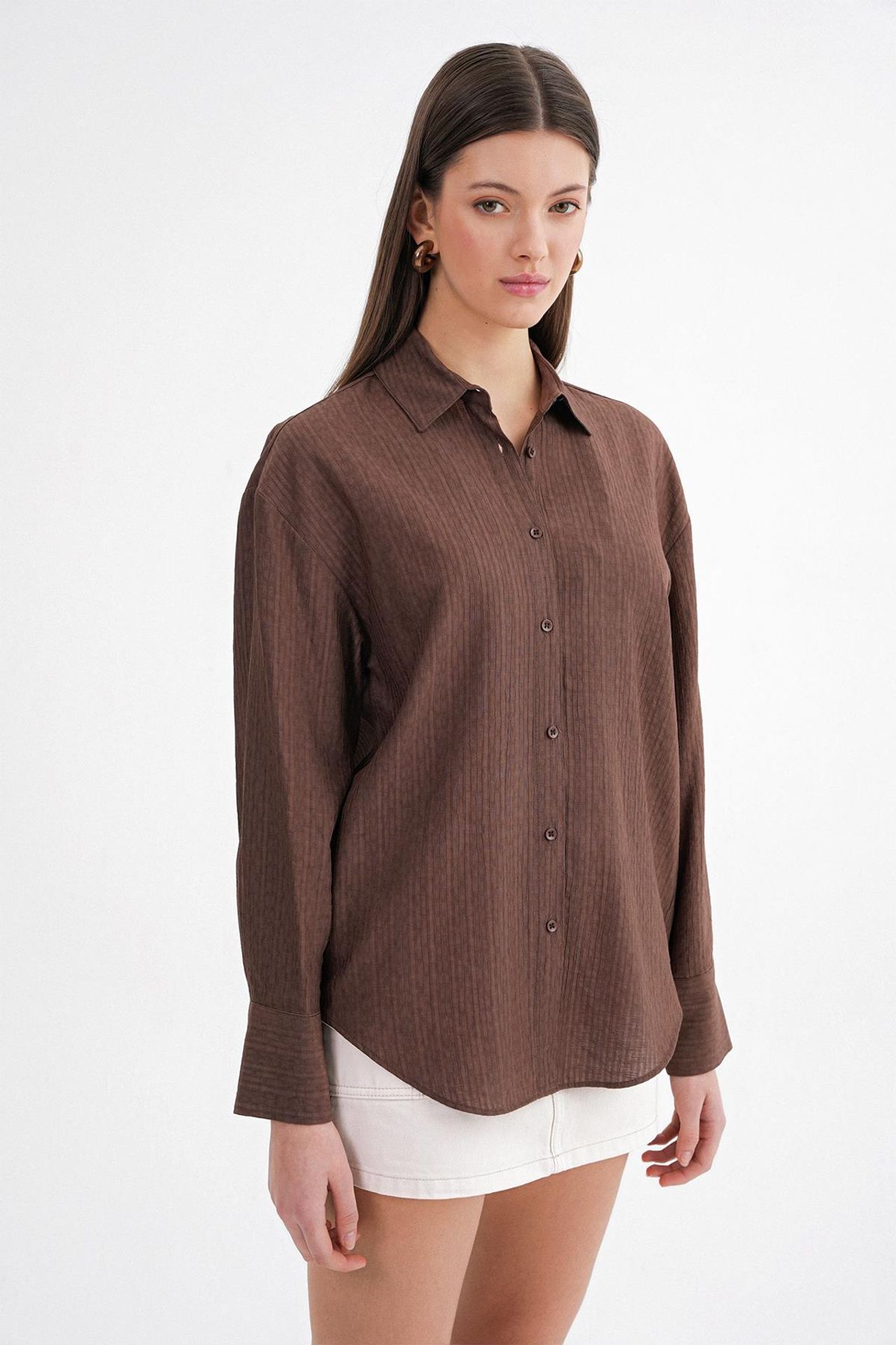 Mixray Relaxed Fit Poplin Shirt