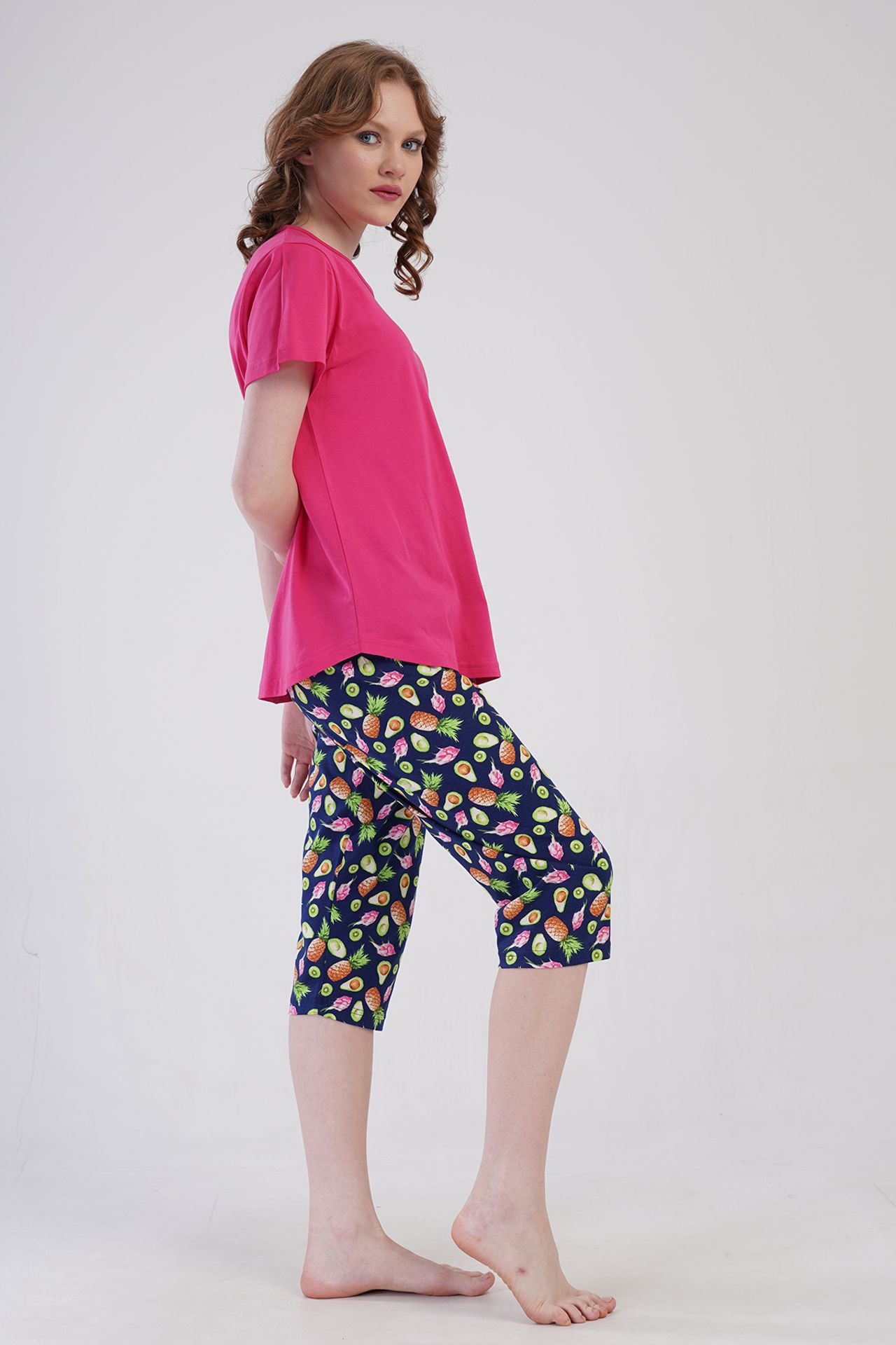 YAKE Rahat Kesim İki Parçalı Pijama Takımı 3