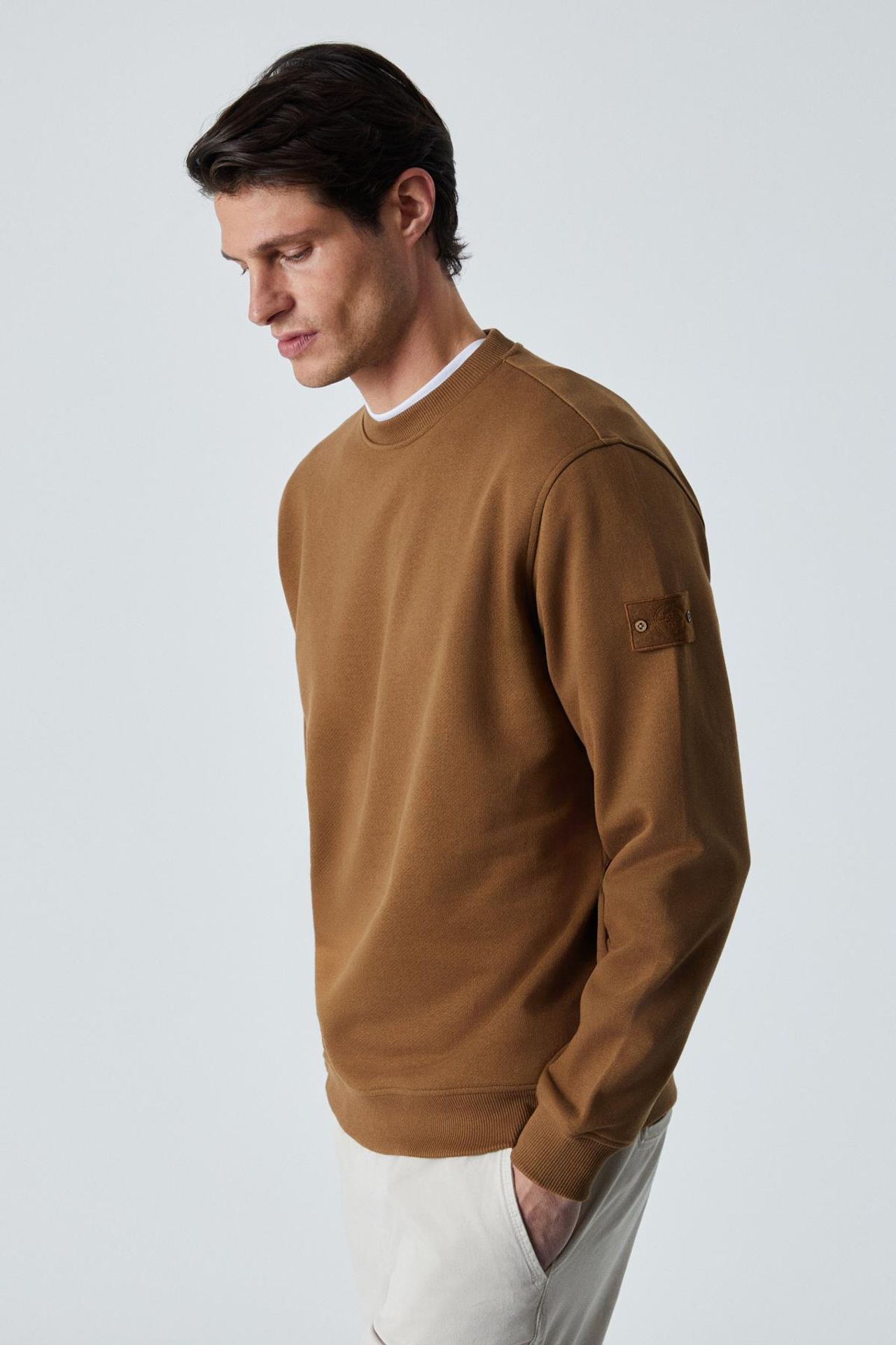 GRIMELANGE Nakışlı Bisiklet Yaka Sweatshirt 3