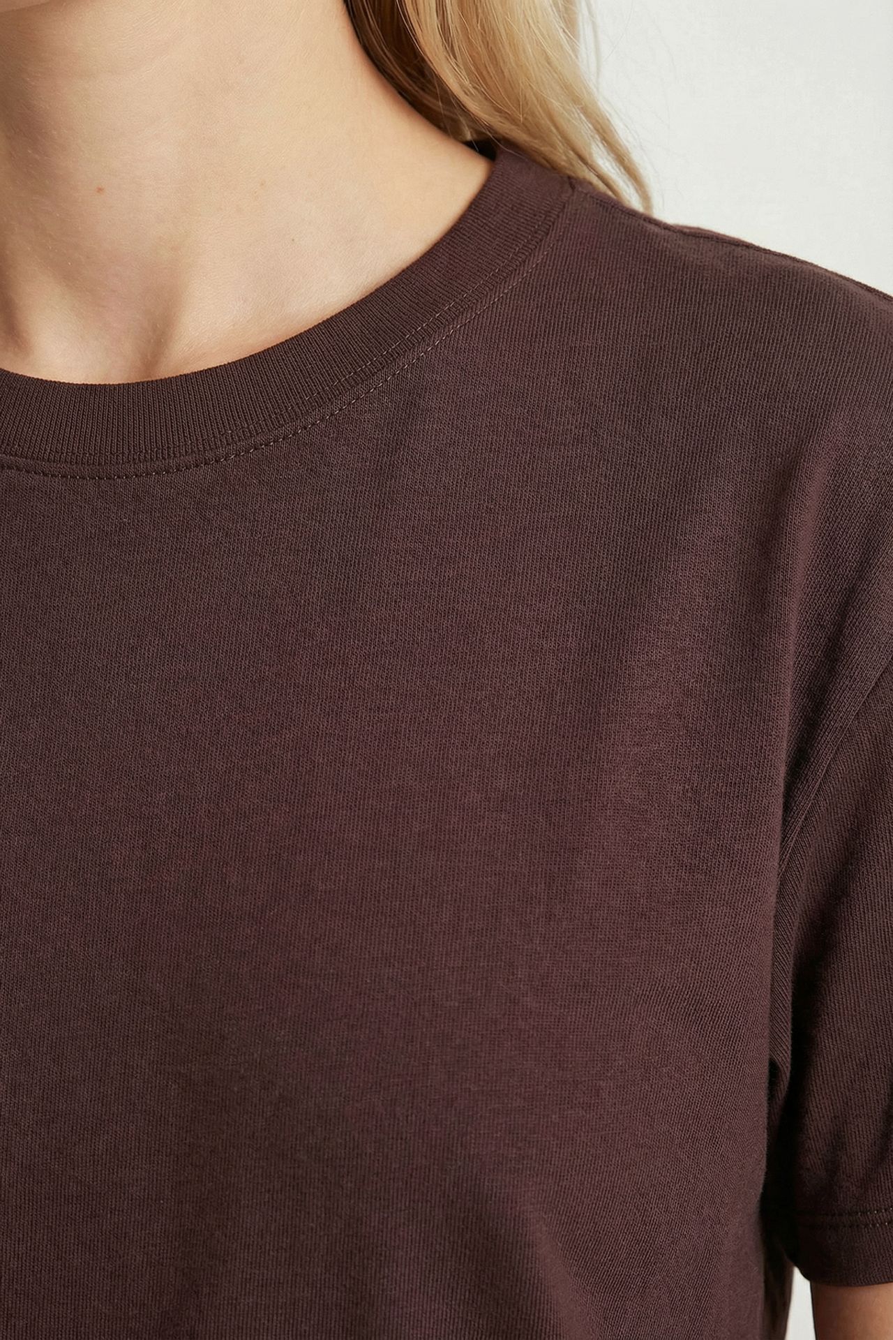 ISTANBUL Plain Crew Neck T-Shirt 4
