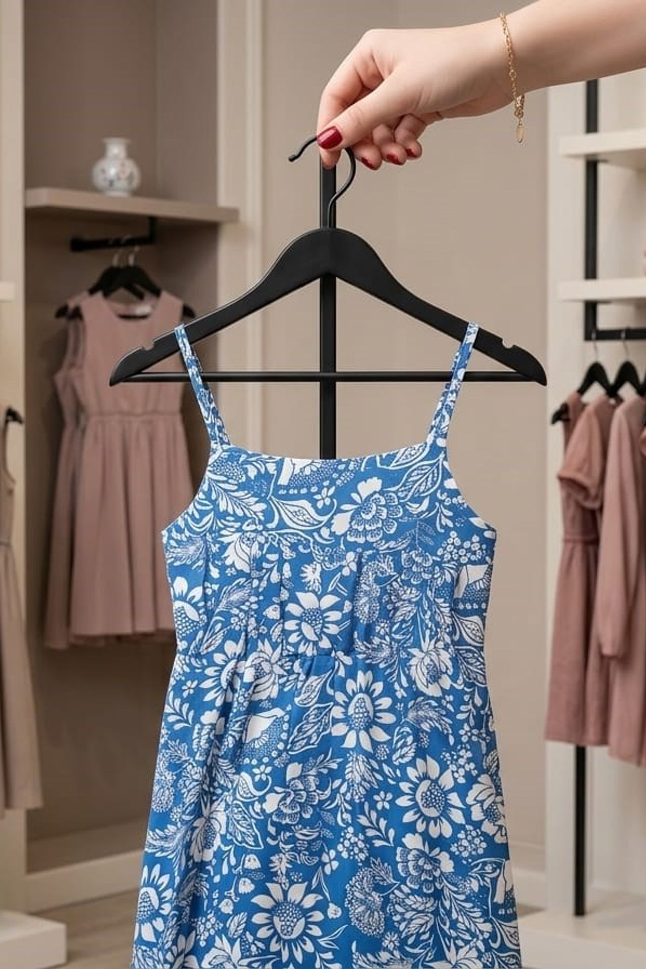 HİLAL AKINCI KİDS Youth Square Neck Tie Dress 6