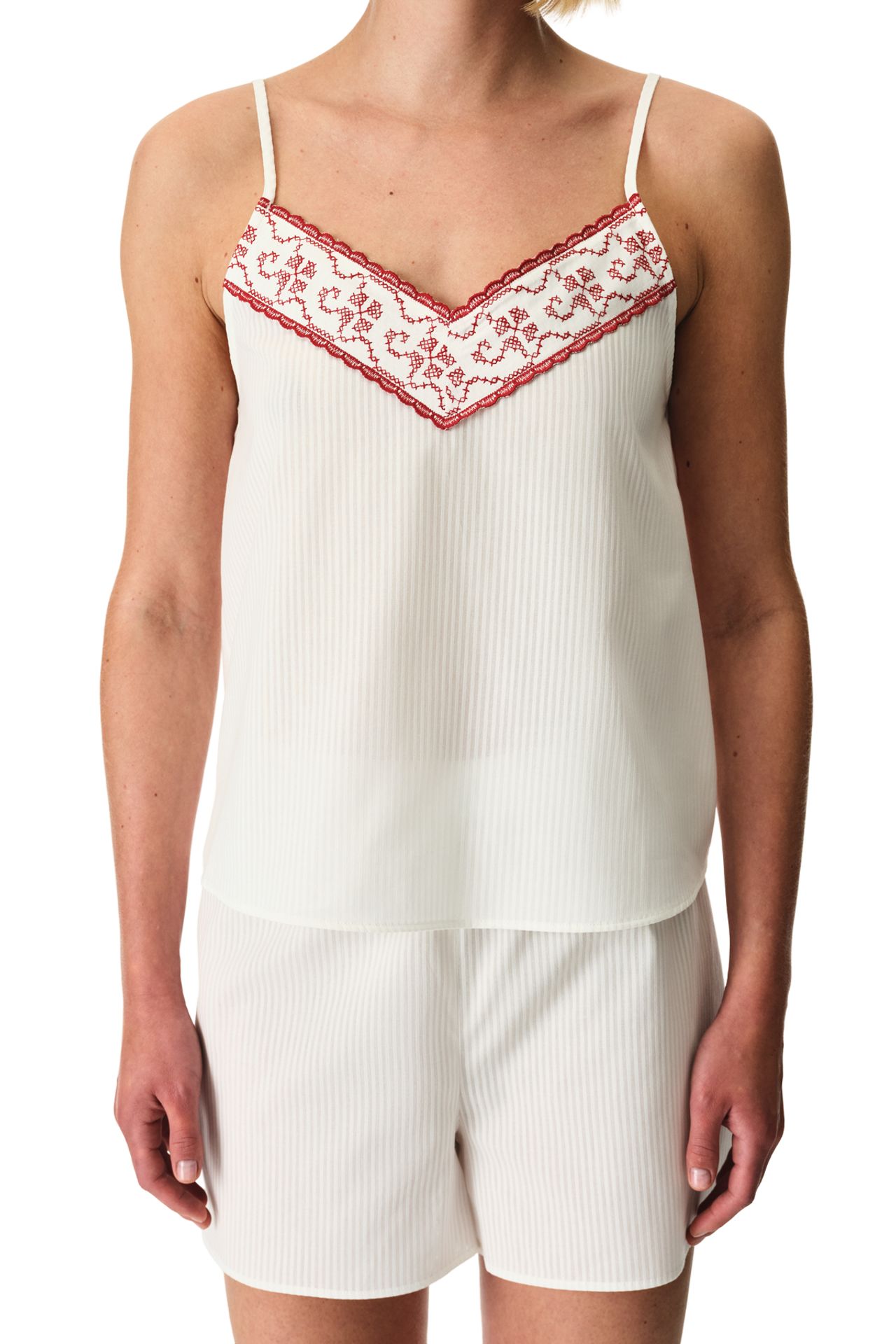 PENTI Off-White Gorgeous Shorts Pyjama Set 3