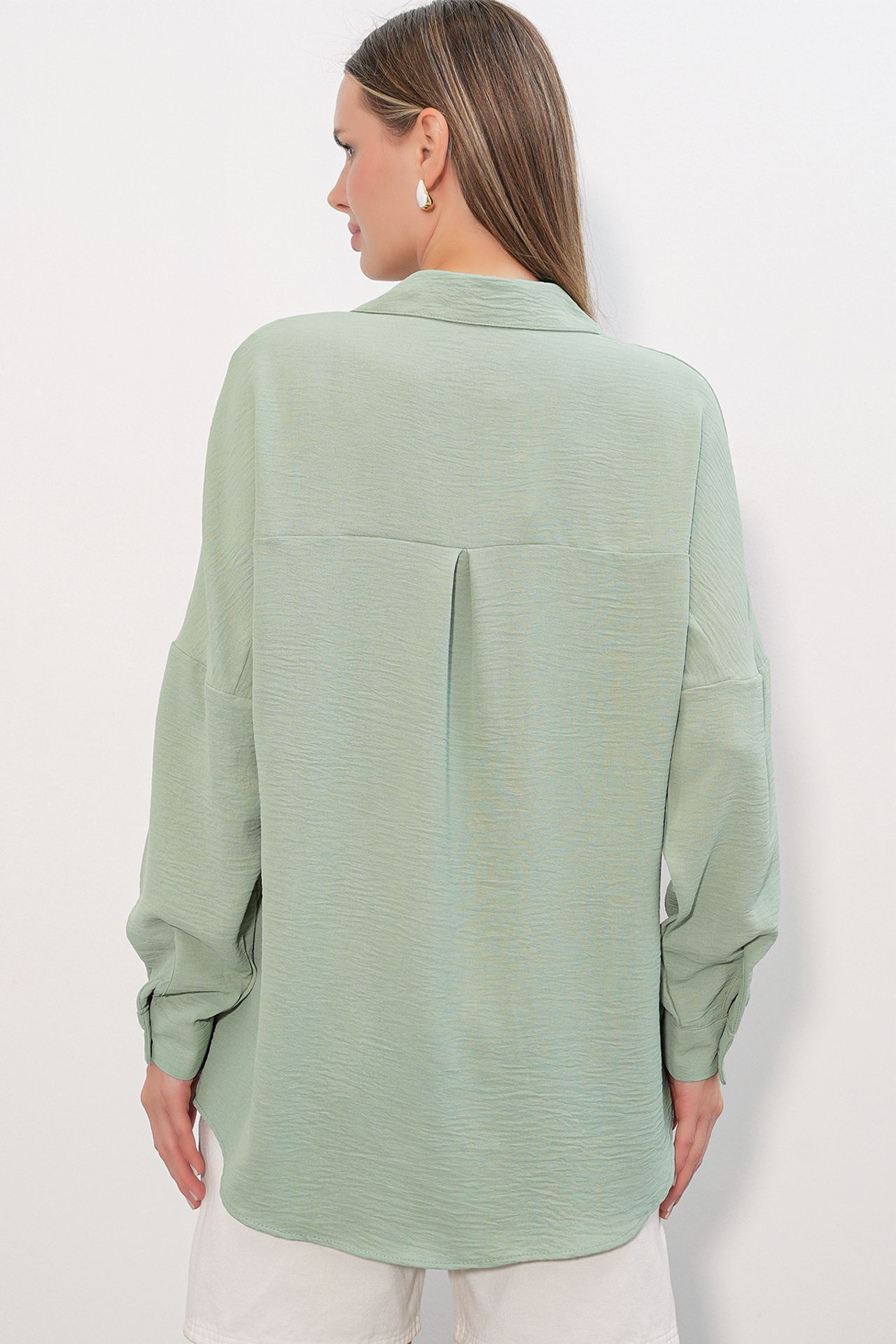 BDART Kadın Oversize Uzun Gömlek 6