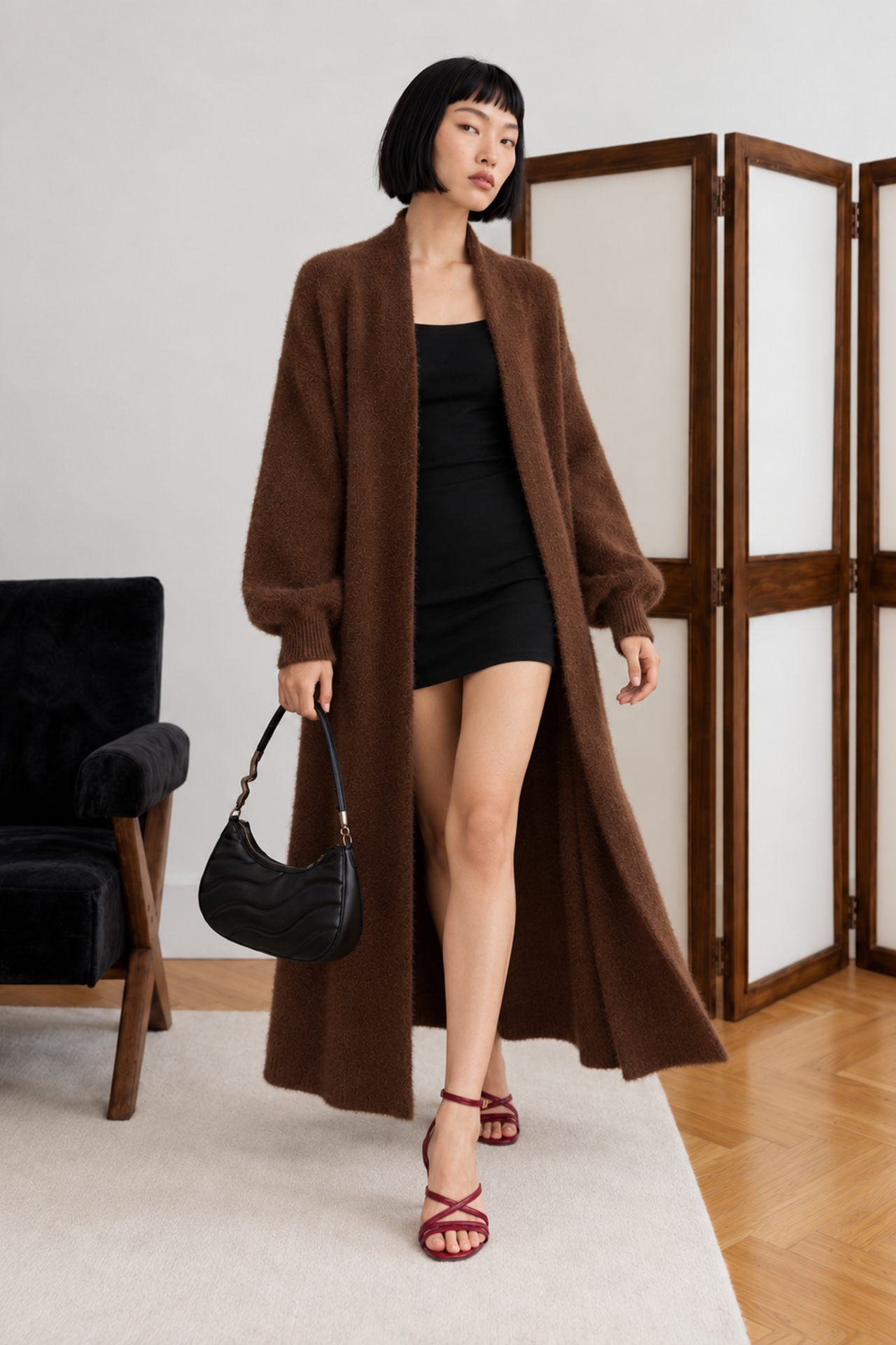 MY FASHION Açık Ön Normal Kalıp Hırka 4