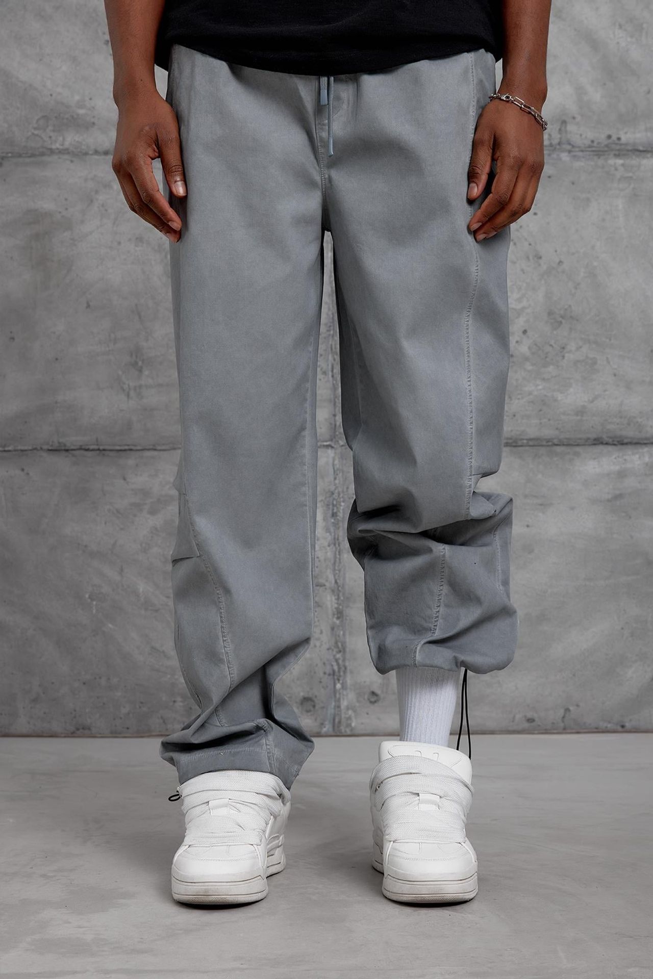 NOMARC Geniş Paça Büzgülü Pantolon 5