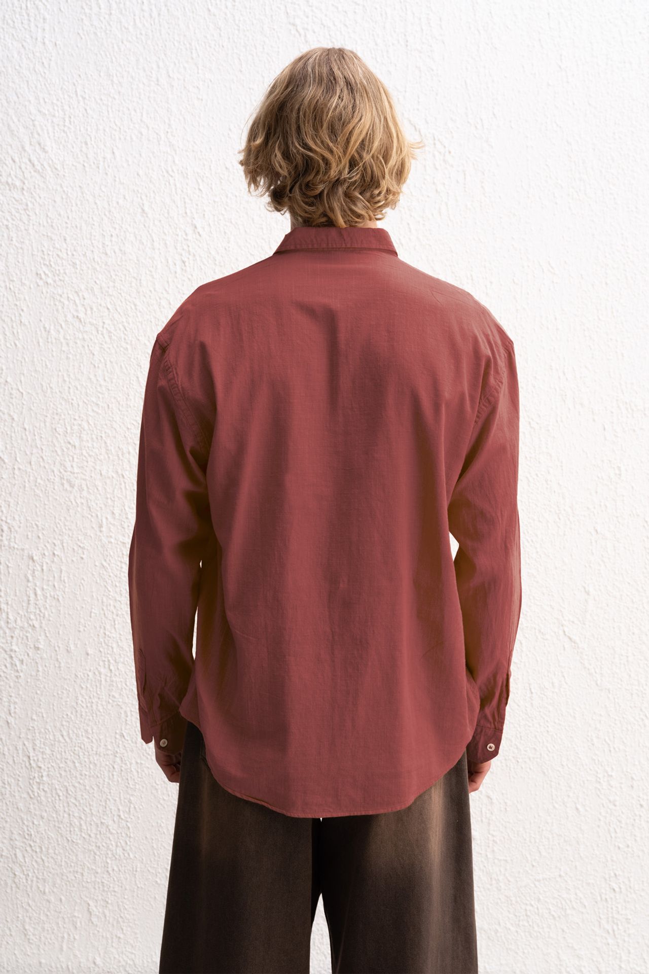GIESTO Cotton Oversized Button-Up Shirt 3