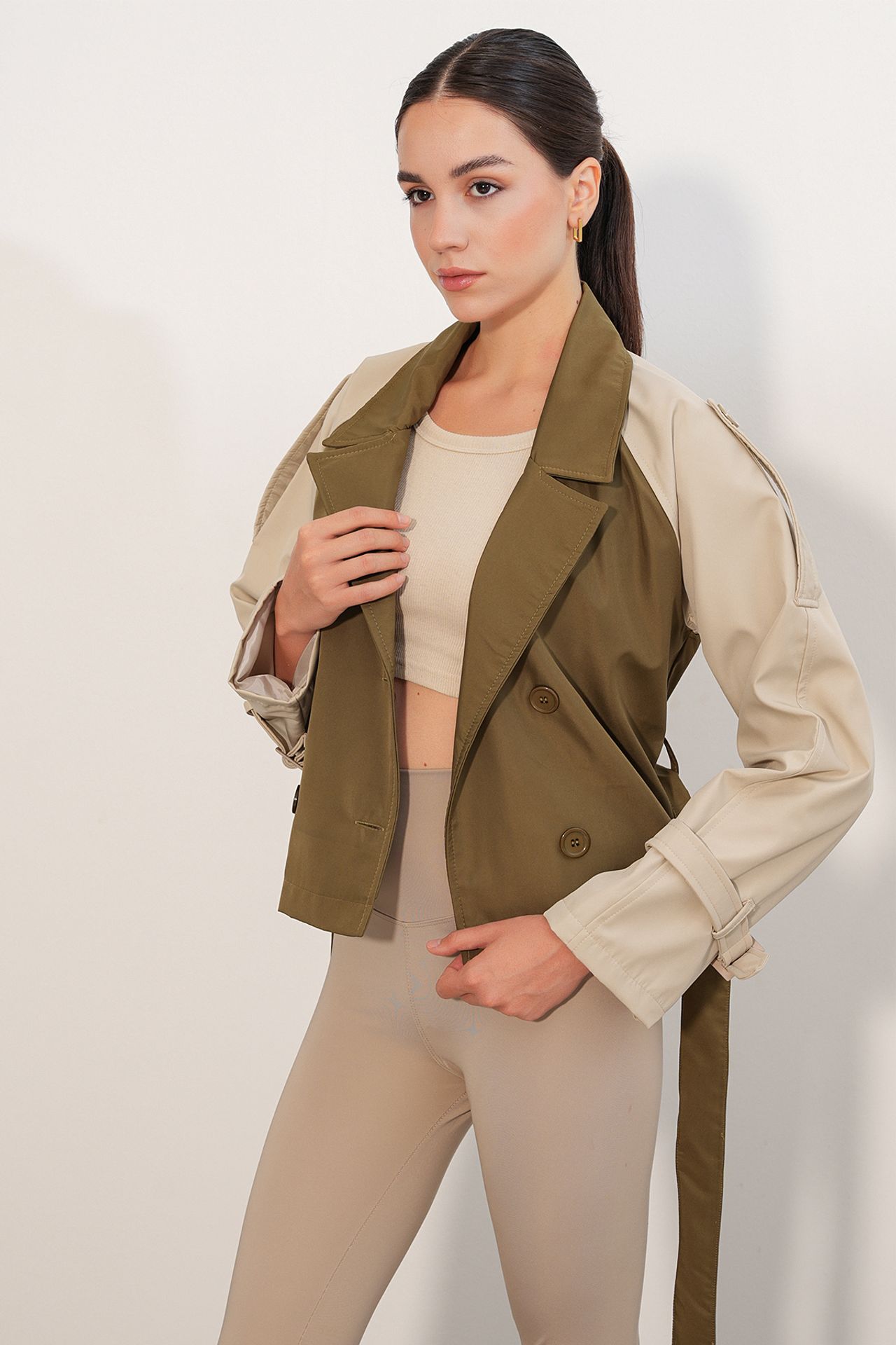 BDART Short Belted Trench Coat