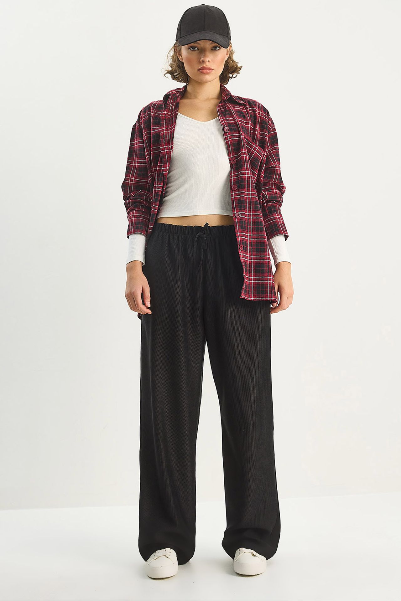 LUCCI High Waist Wide Leg Pants 1