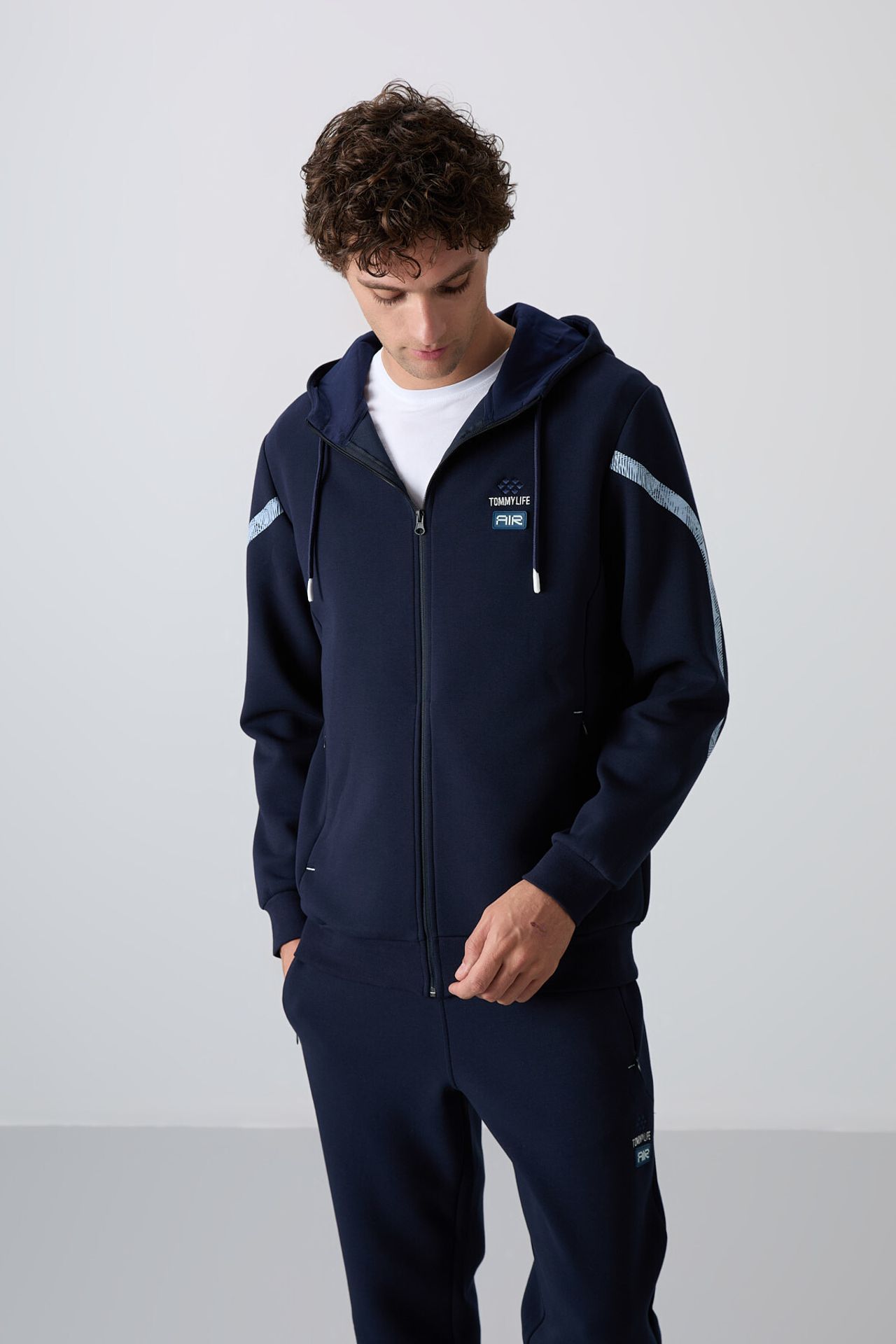 TOMMY Men's Hooded Sweatshirt And Pants Set 2