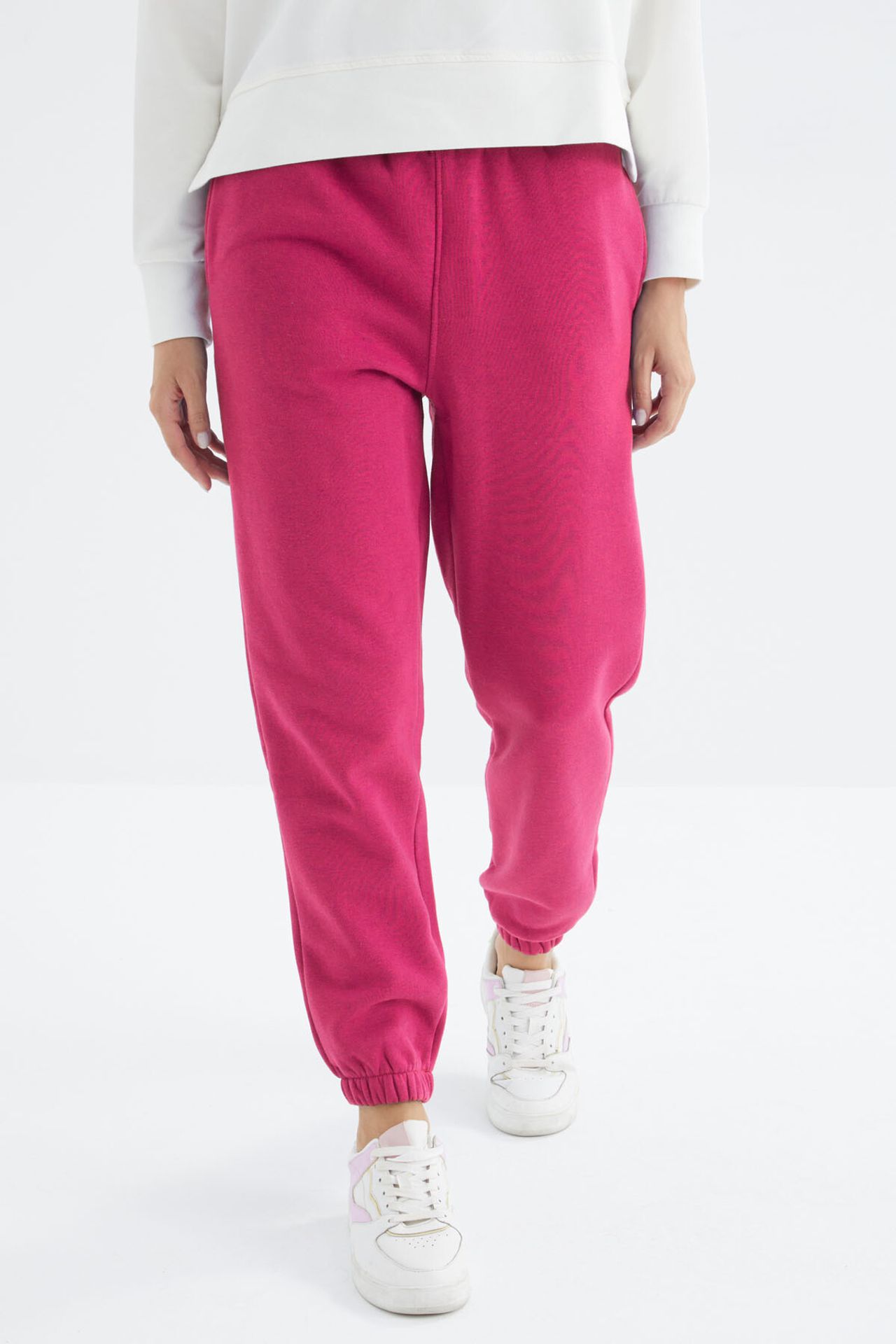 TOMMY Women's High-Waist Fleece Jogger Sweatpants 2