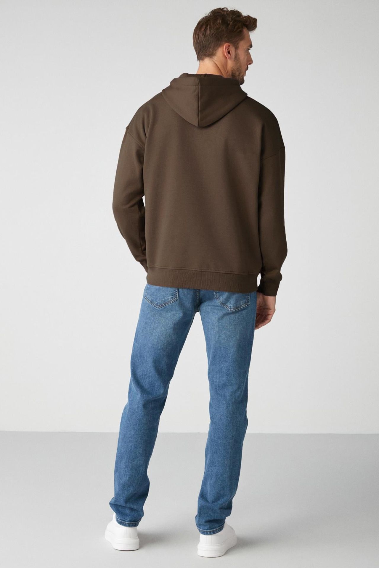 GRIMELANGE Oversize Kapüşonlu Cepli Sweatshirt 5