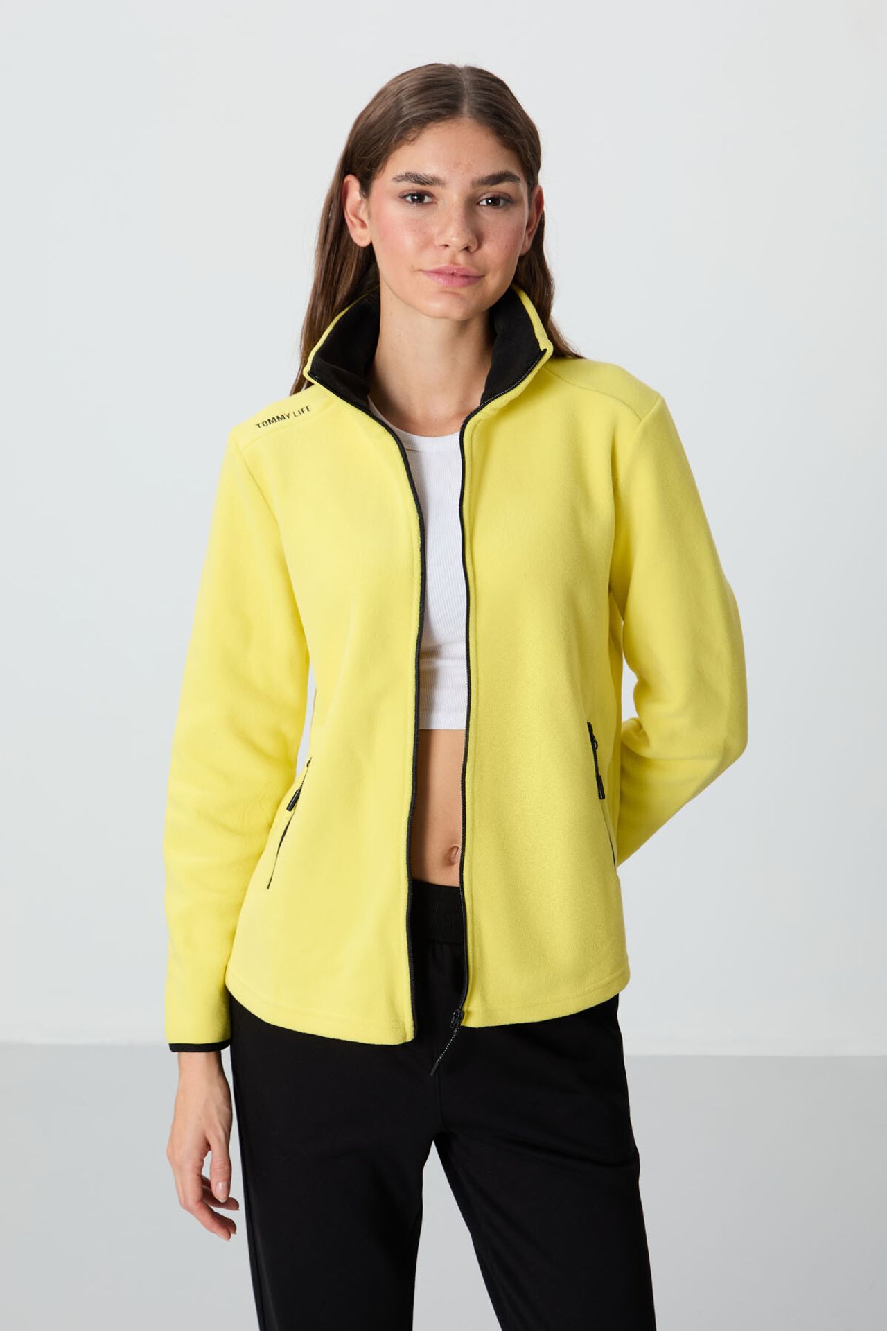 TOMMY Women's Plush Zip-Front Sweatshirt 3