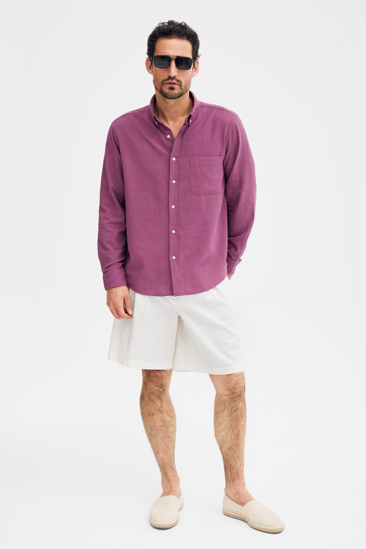 GRIMELANGE Long Sleeve Shirt With Pocket 4