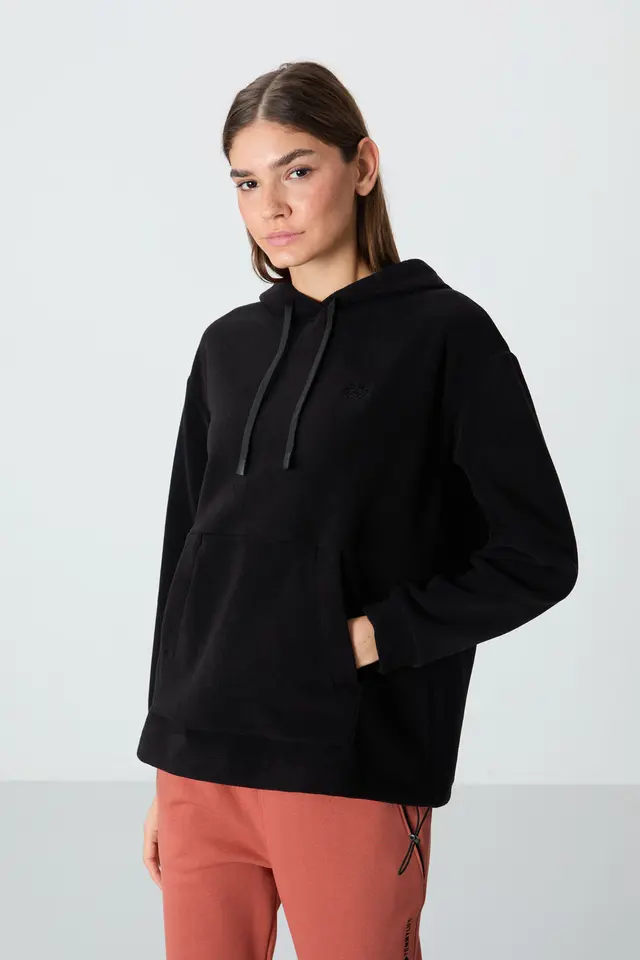 TOMMY Oversized Hooded Plush Sweatshirt