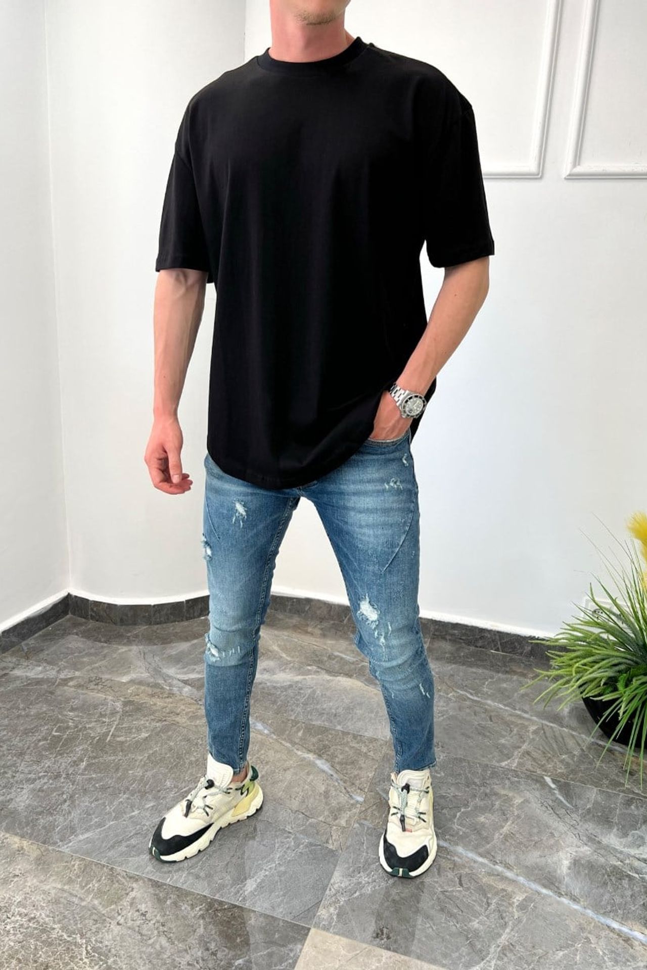 NOMARC Regular Fit Bisiklet Yaka Tişört 1