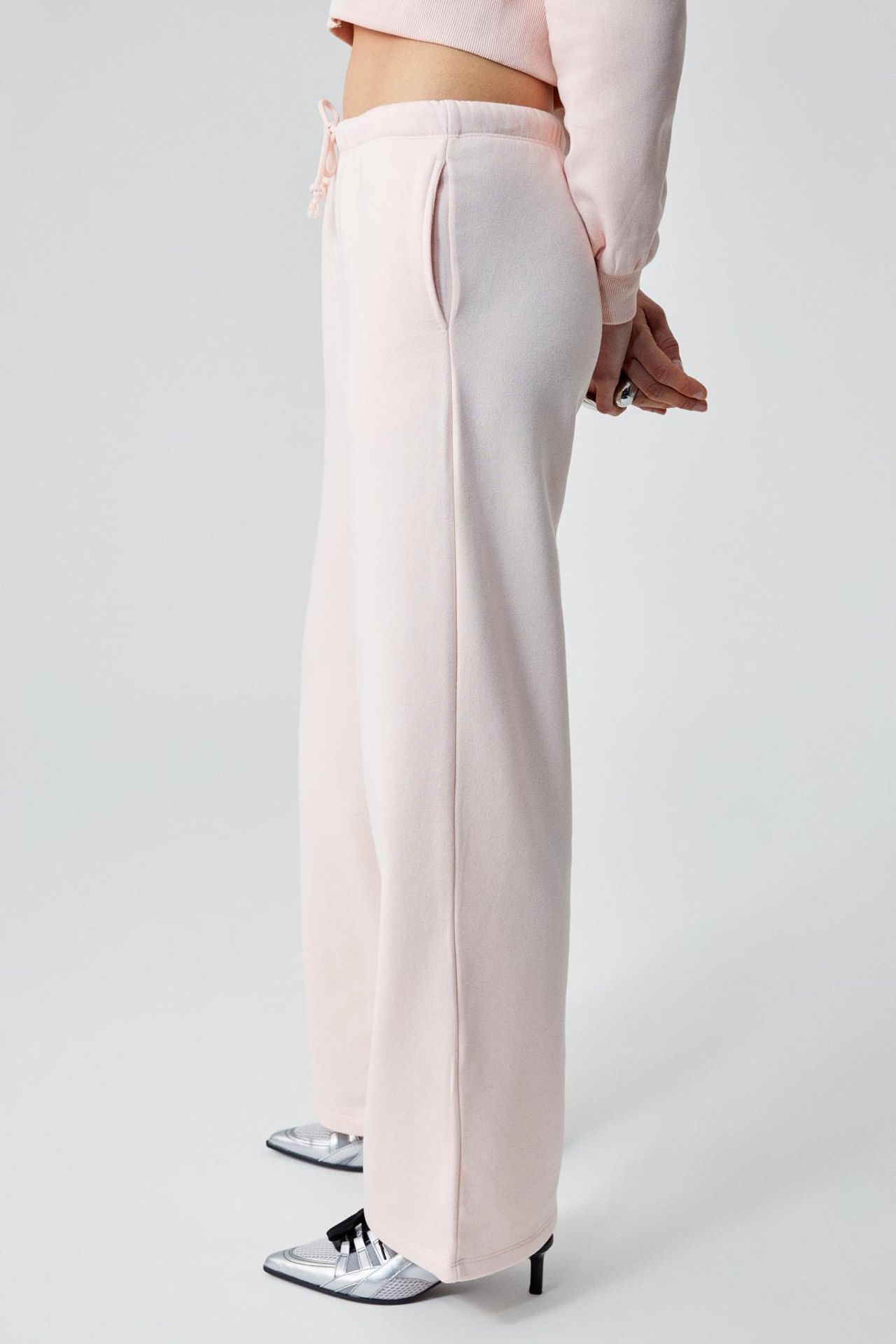 GRIMELANGE Elastic Waist Wide-Leg Joggers 3