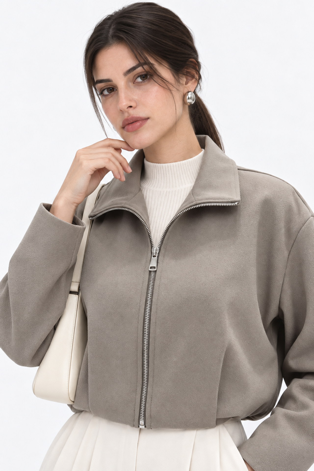 MIXRAY Women's Tailored Blazer 2