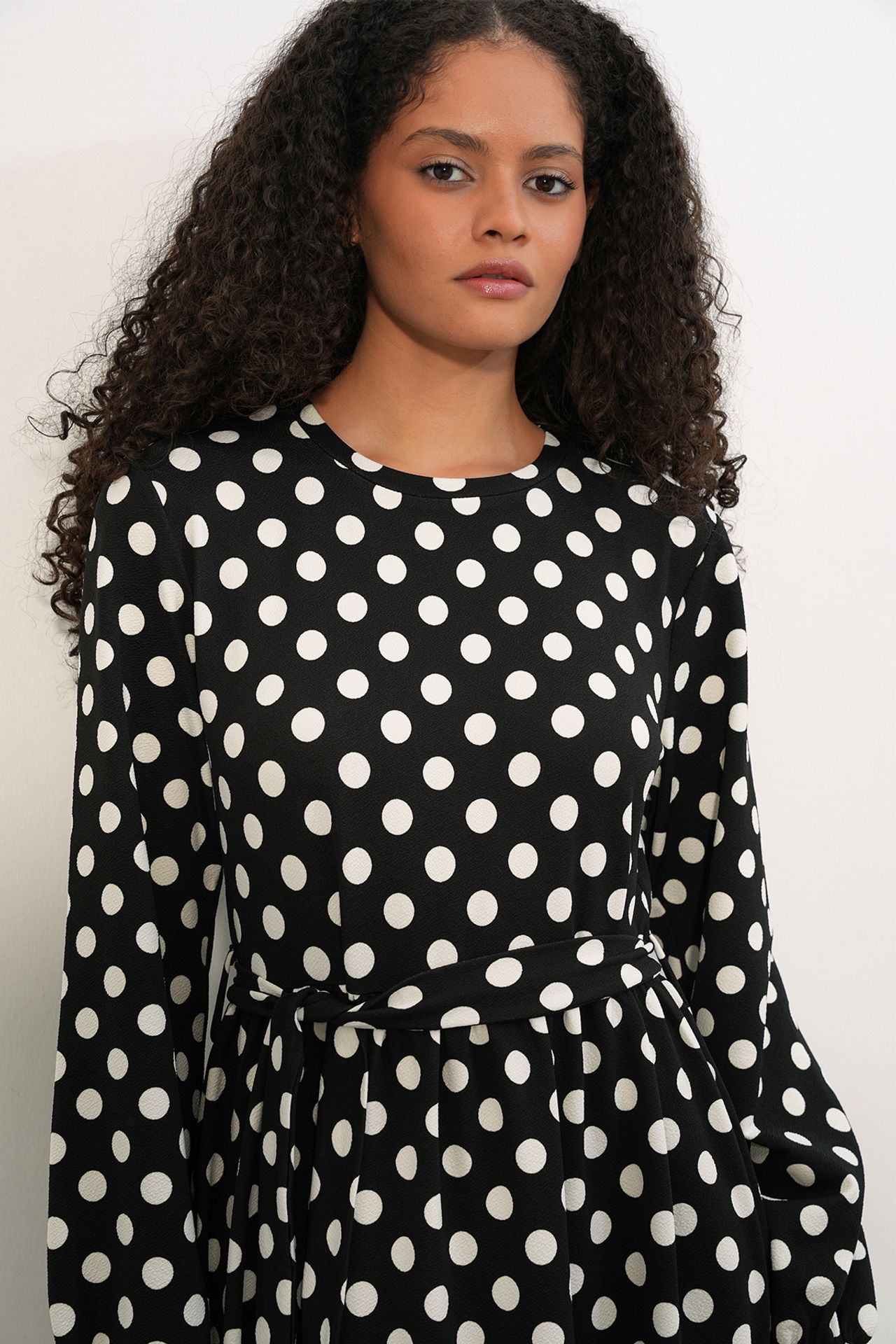 BDART Floral Maxi Knit Dress With Bow Detail 3