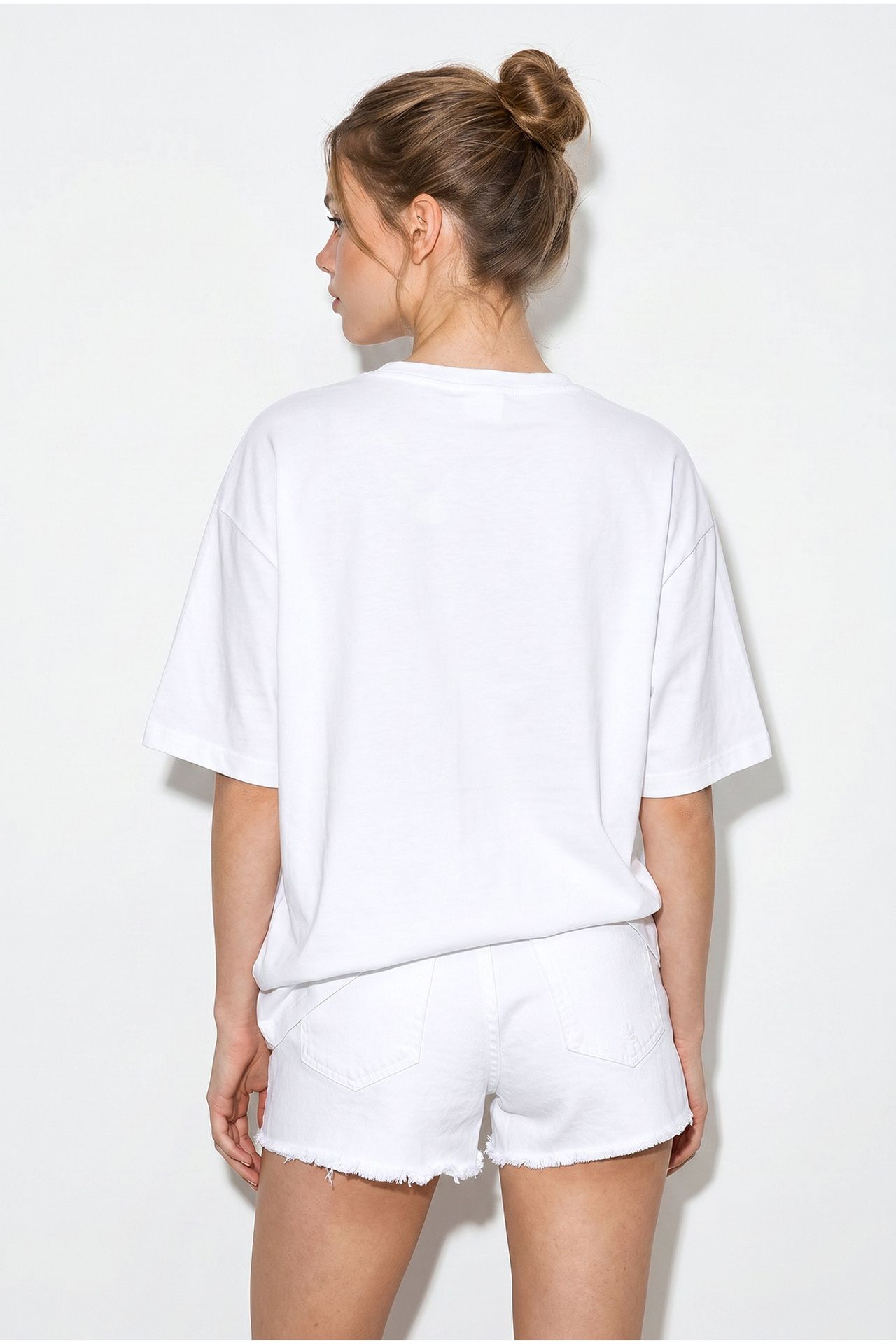 LUCCI Oversized Floral Cotton T-Shirt 6