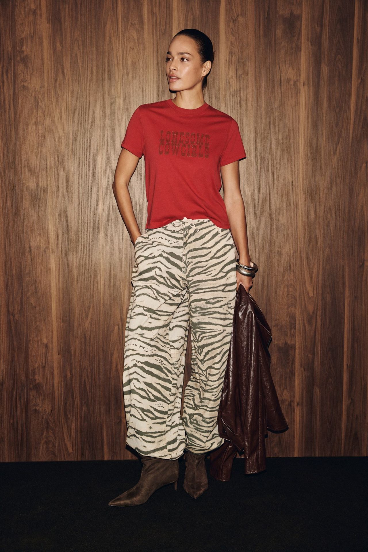GRIMELANGE Printed Crew Neck T-Shirt 4