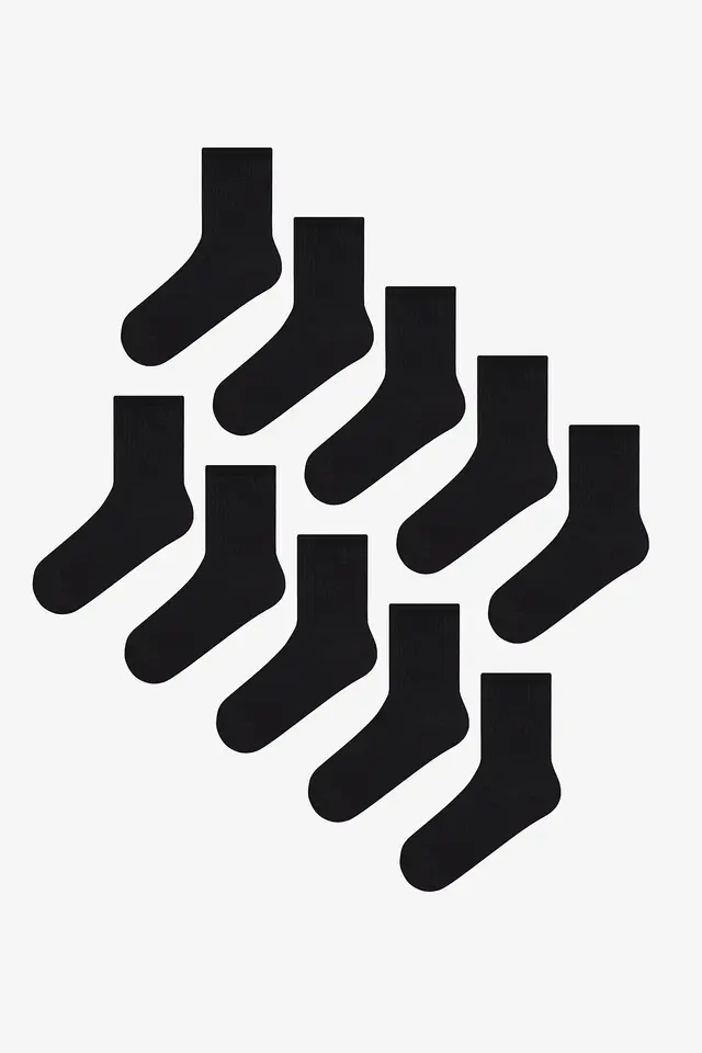 PENTI Basic Tennis 10-Pack Ankle Socks
