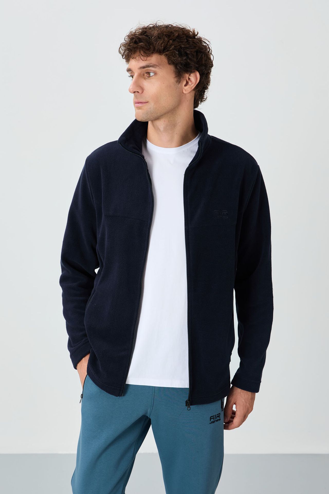 TOMMY Men's Plush Zip-Front Sweatshirt 1