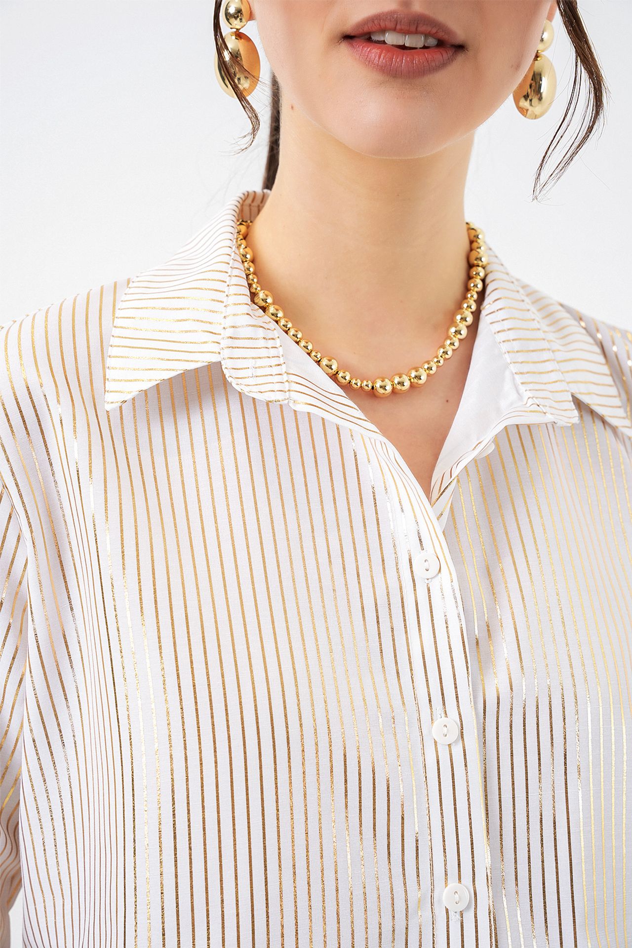 BDART Oversized Abstract Print Button-Front Shirt 4