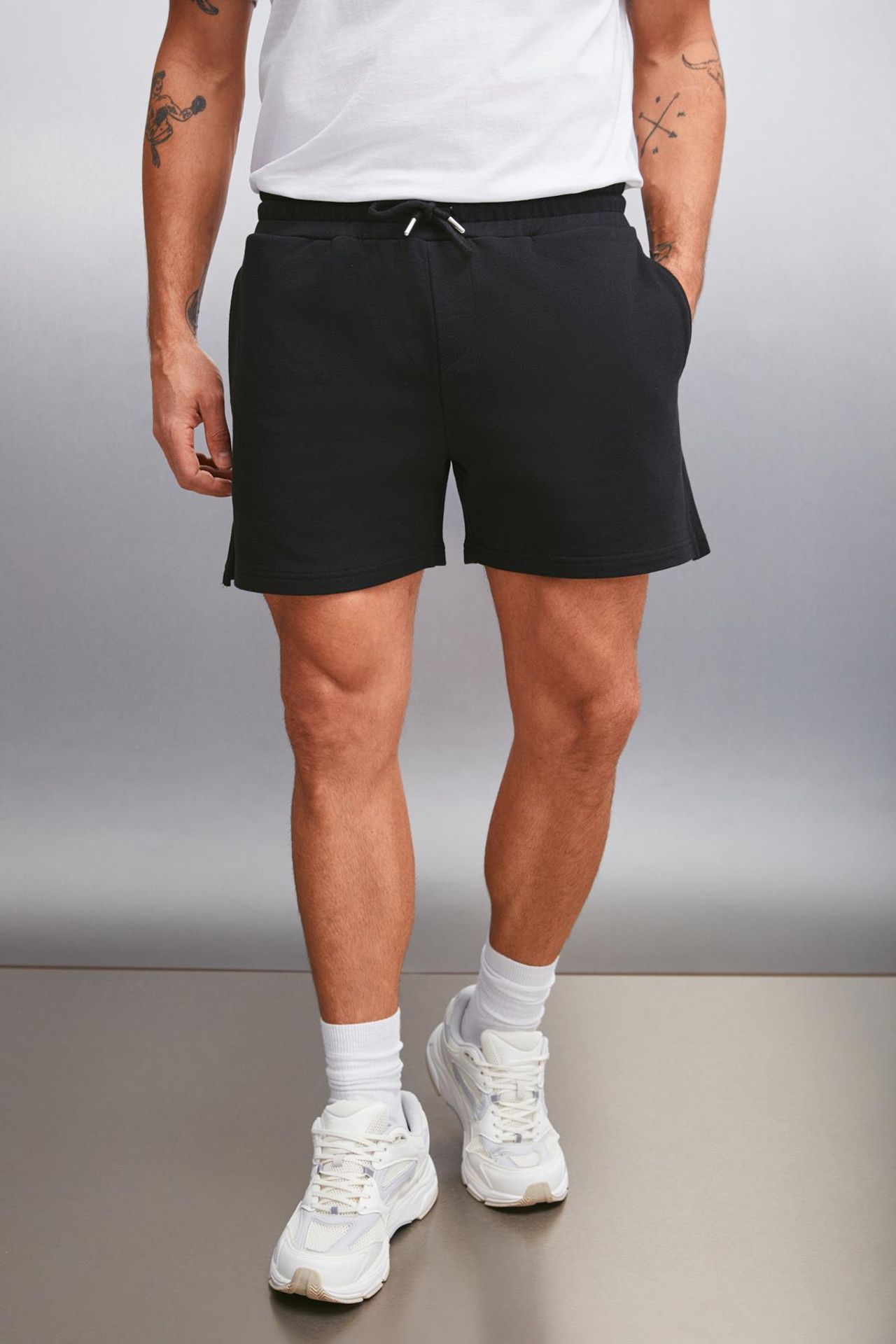 GRIMELANGE Düz Paça Jersey Şort 3