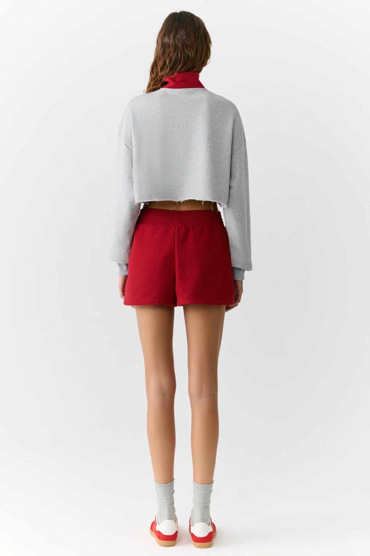 GRIMELANGE Color Block Half Zip Sweatshirt 6