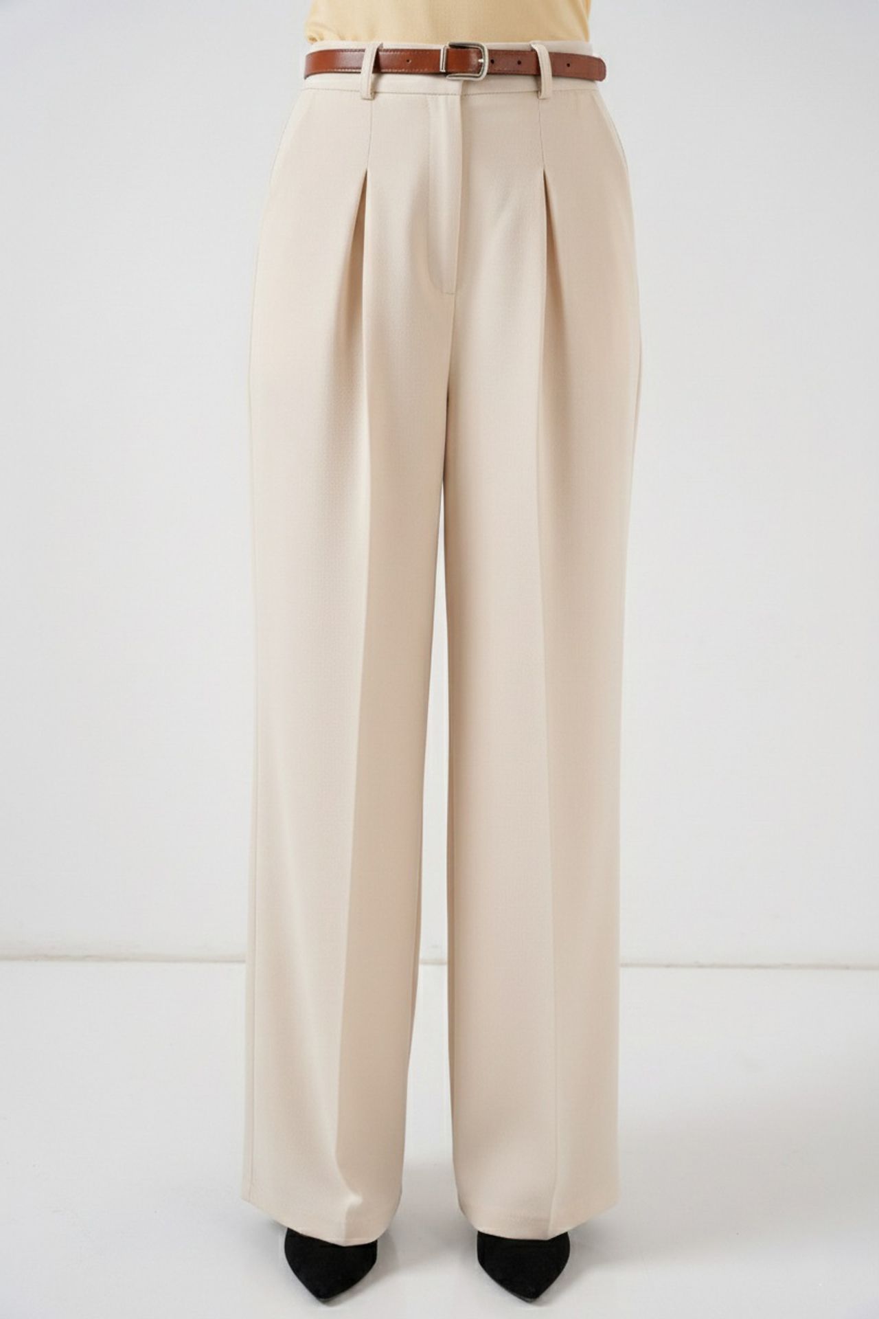 BDART High Waist Pleated Palazzo Pants 2