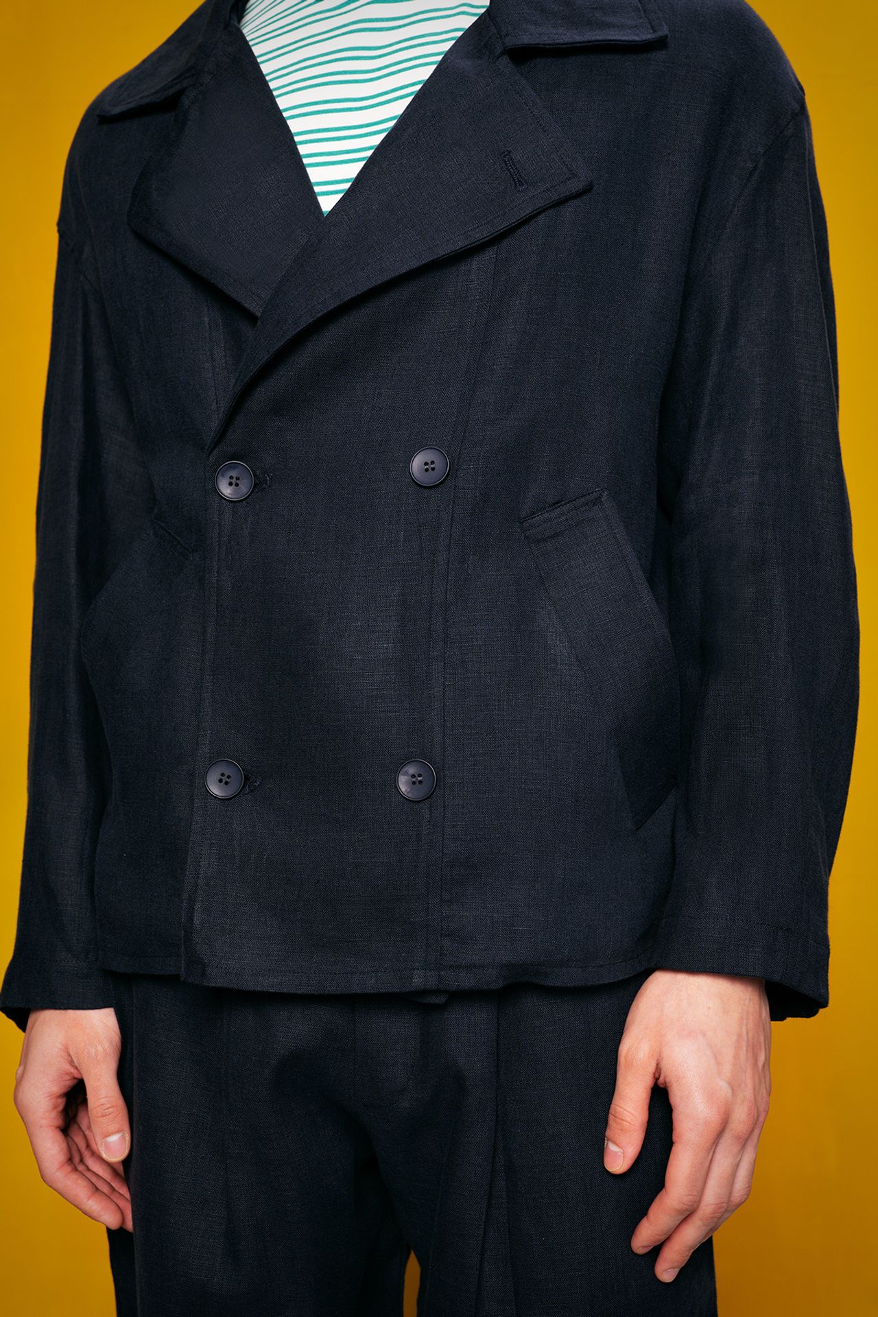 GIESTO Linen Buttoned Jacket 5