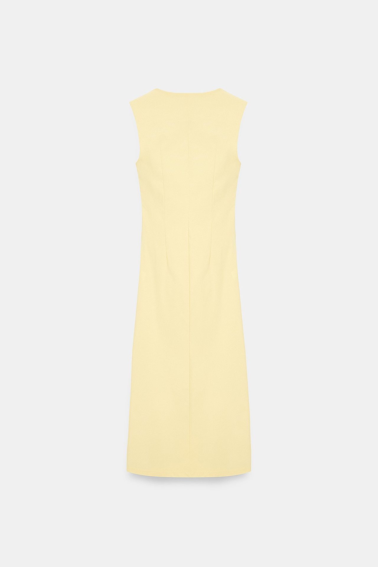 DILVIN Fitted Sleeveless Midi Dress With Slit 6