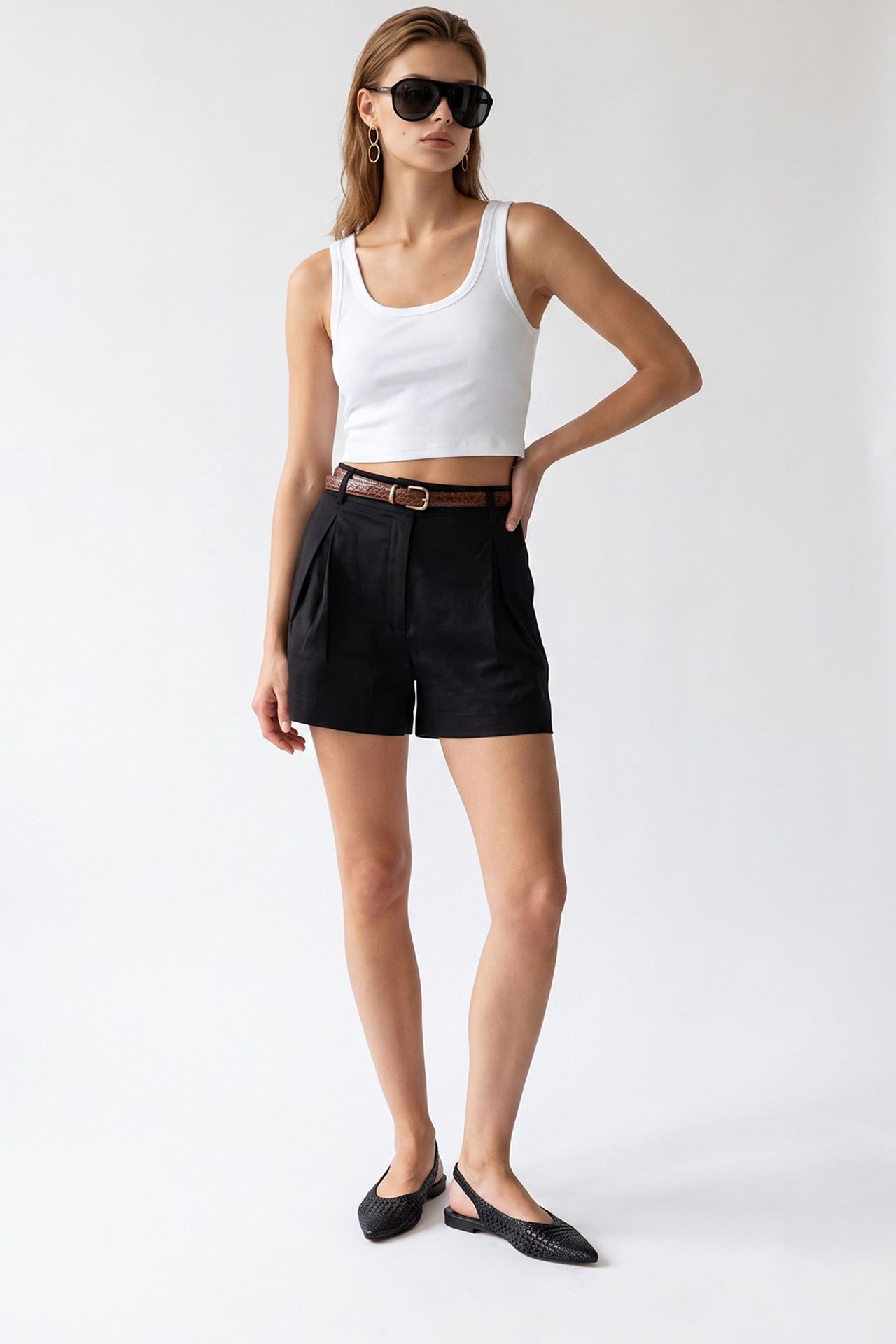 MIXRAY Women's Cotton Shorts