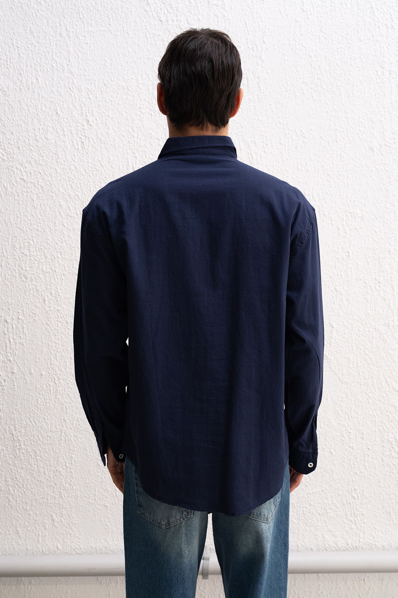 GIESTO Cotton Oversized Button-Up Shirt 3