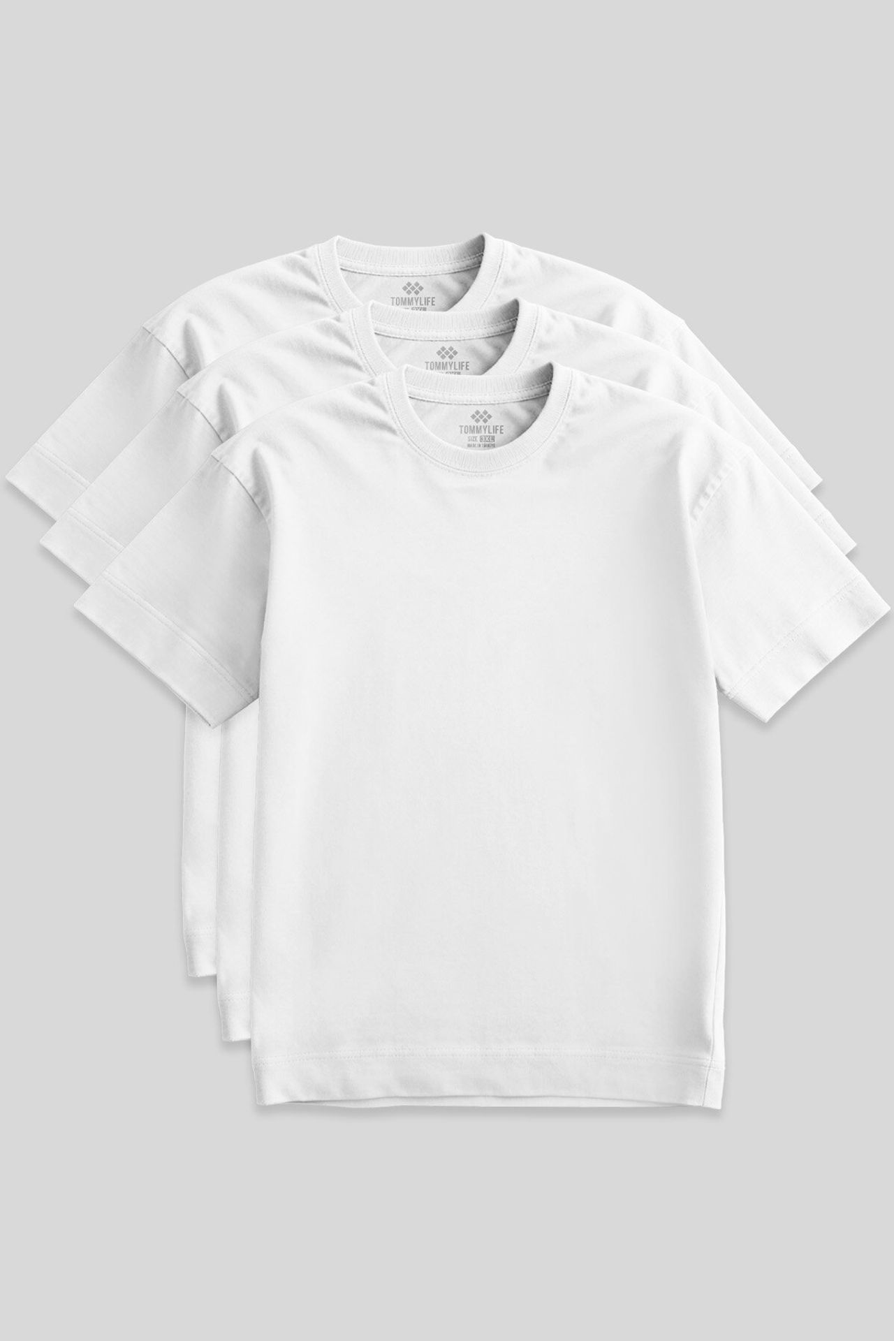 TOMMY Men's Cotton Elastane Crew Neck T-Shirt 1