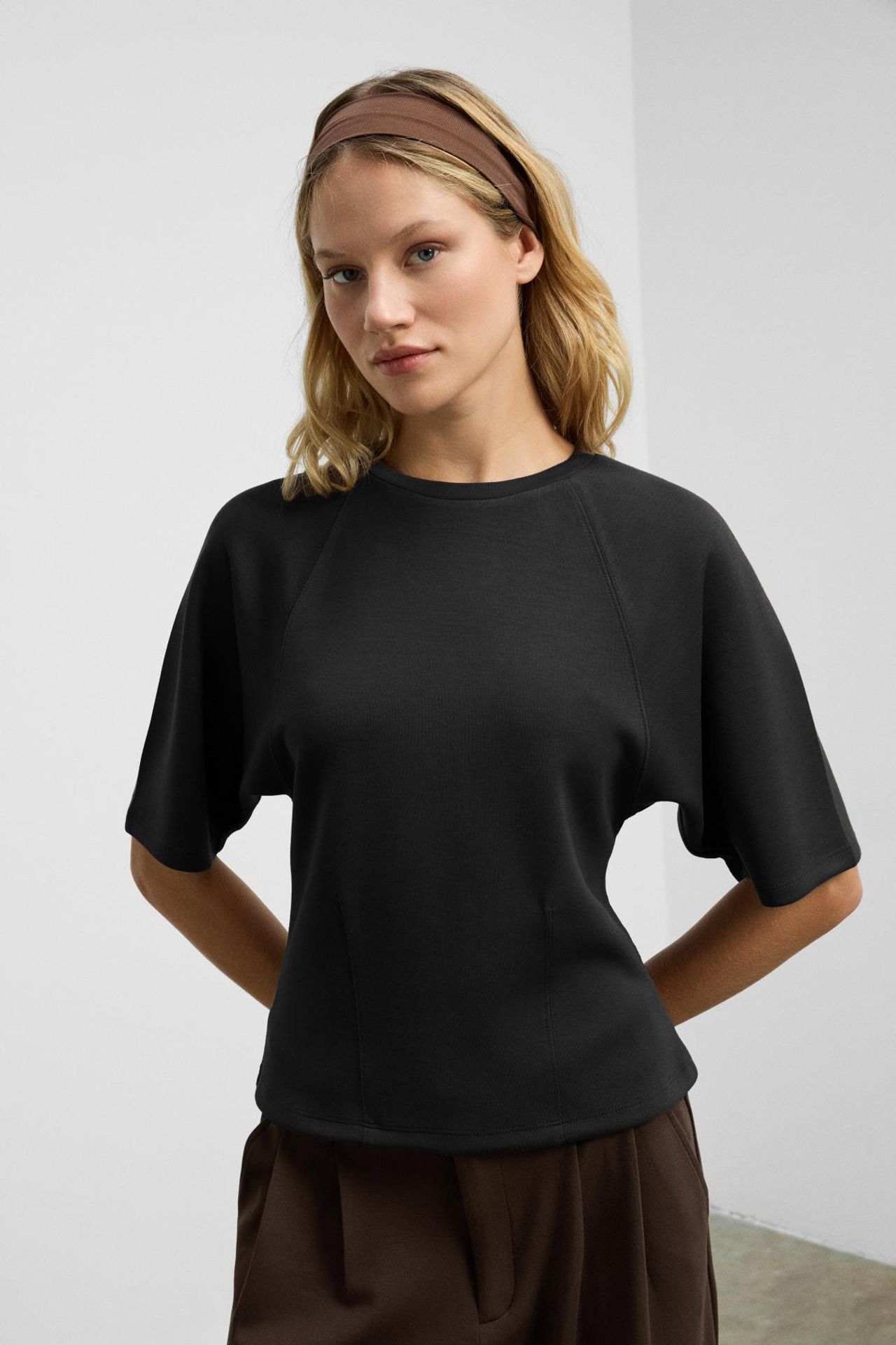 GRIMELANGE Long-Sleeve Pull-On Blouse 4