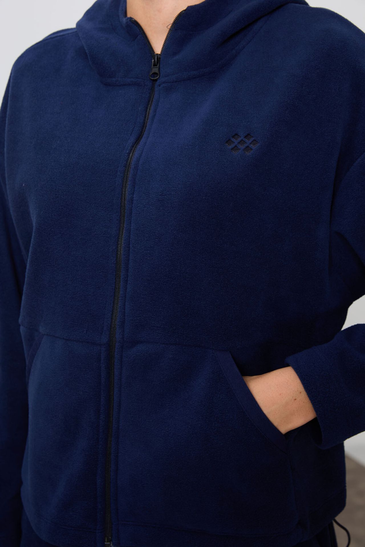 TOMMY Oversized Hooded Zipper Tracksuit Set 4