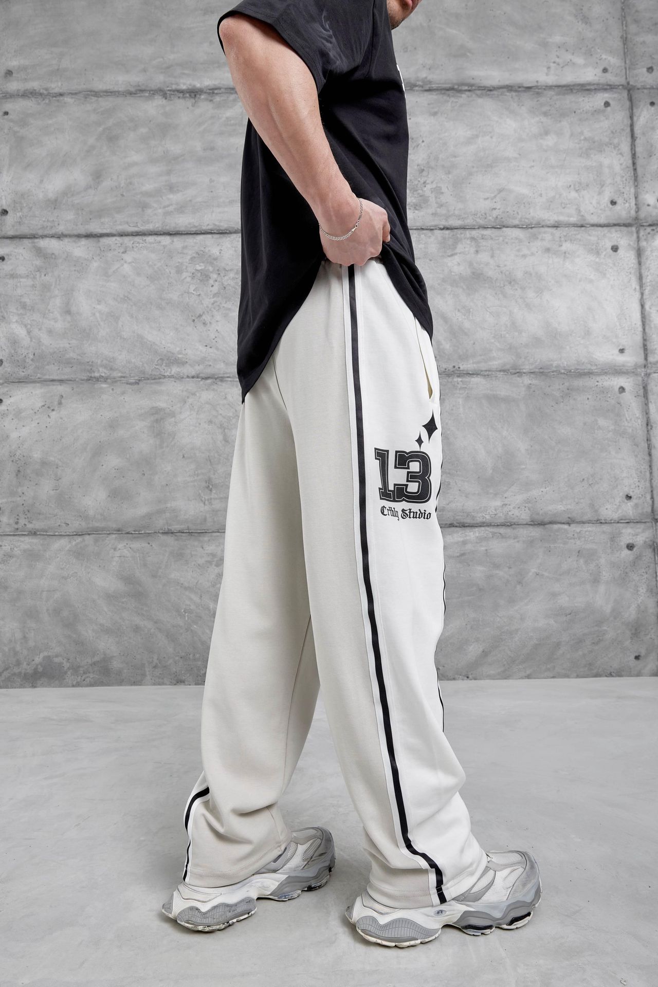 NOMARC Bol Geniş Paça İpli Jogger Pantolon 1