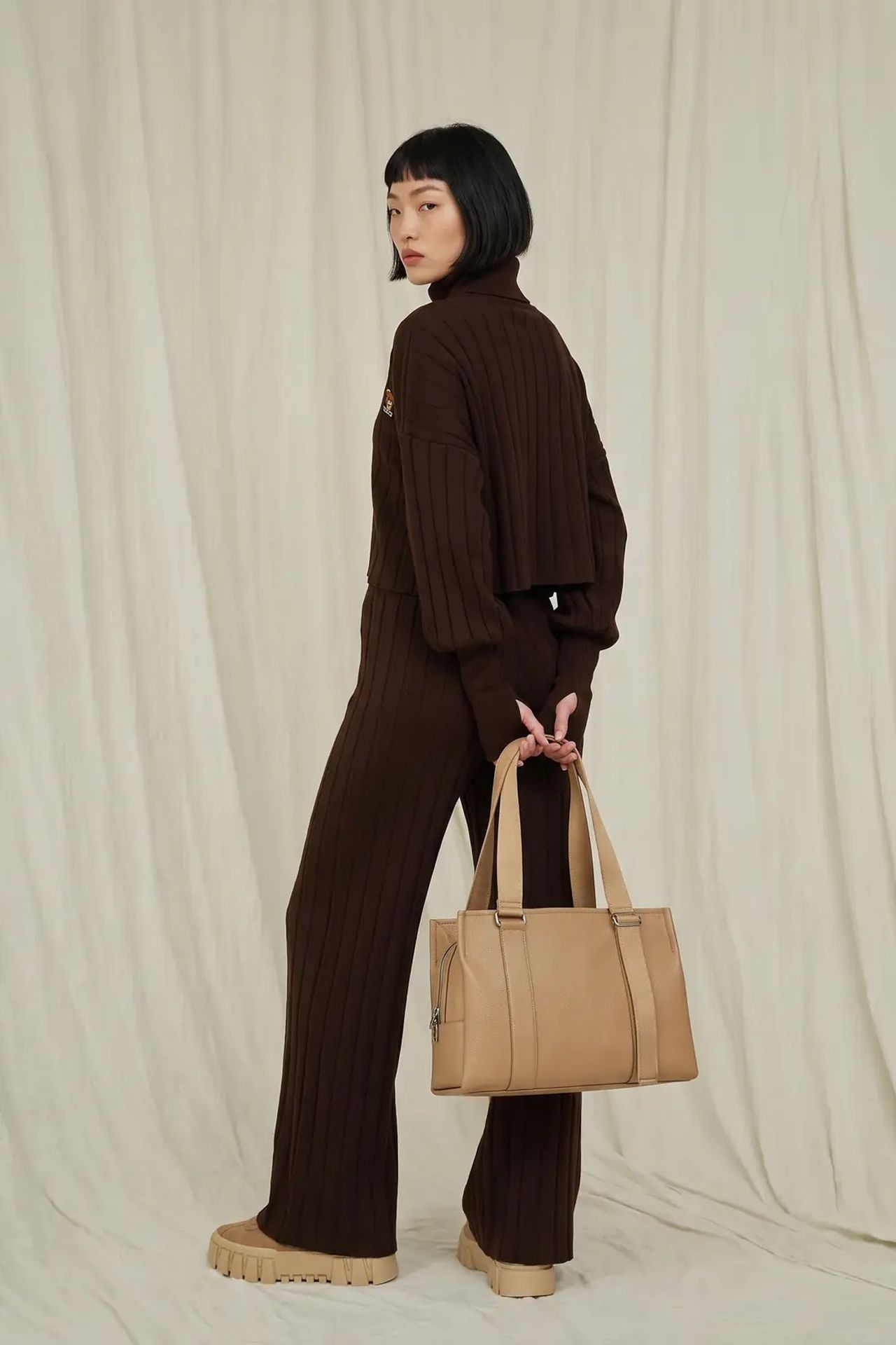 MY FASHION Dokulu Örgü Uyumlu Takım 2