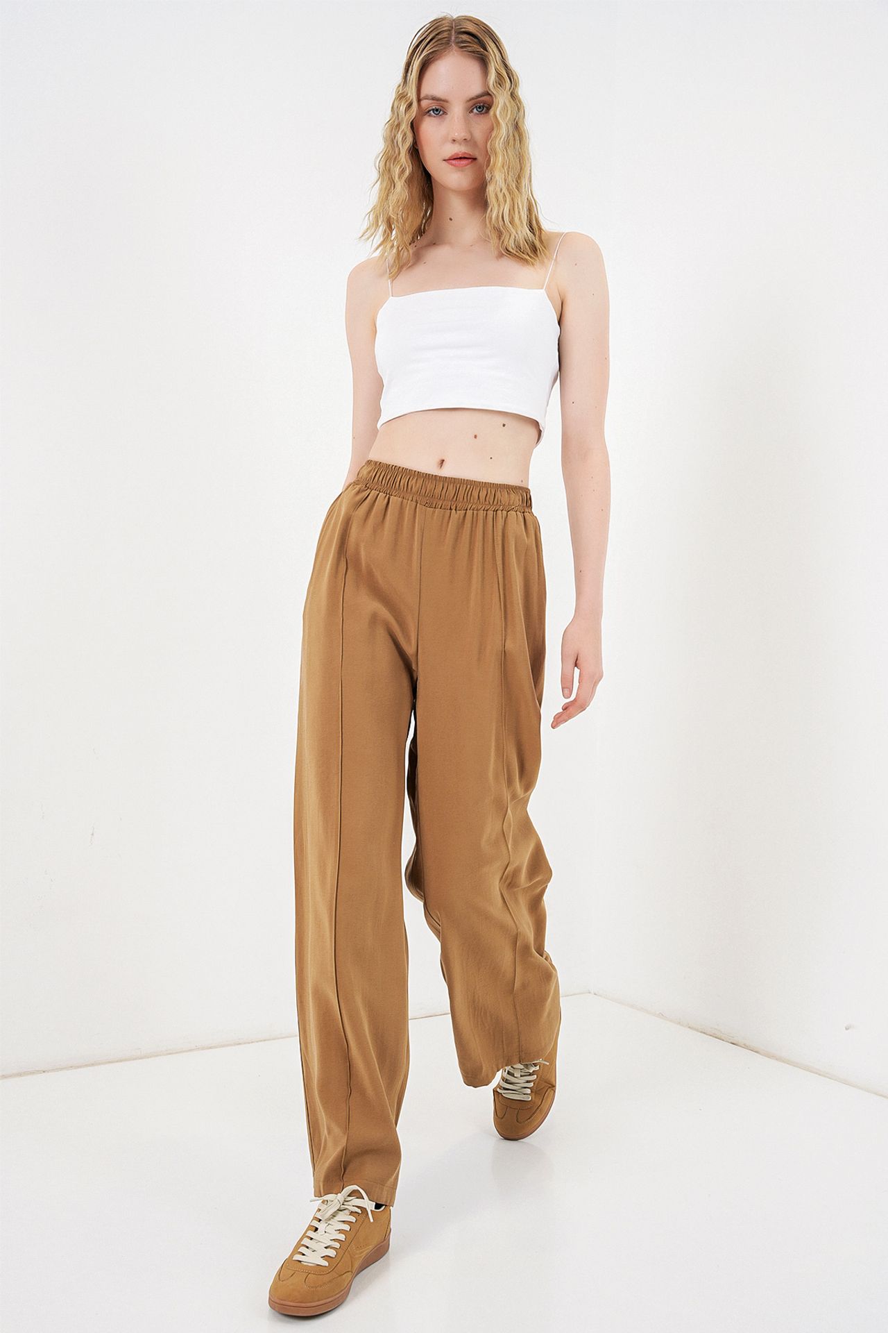 BDART Wide Leg Trousers with Elastic Waist 5
