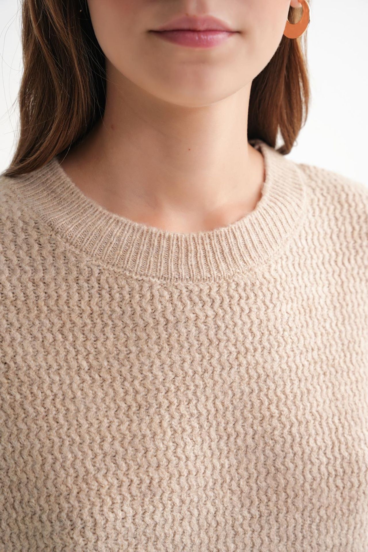 Mixray Long Sleeve Ribbed Knit Sweater 6