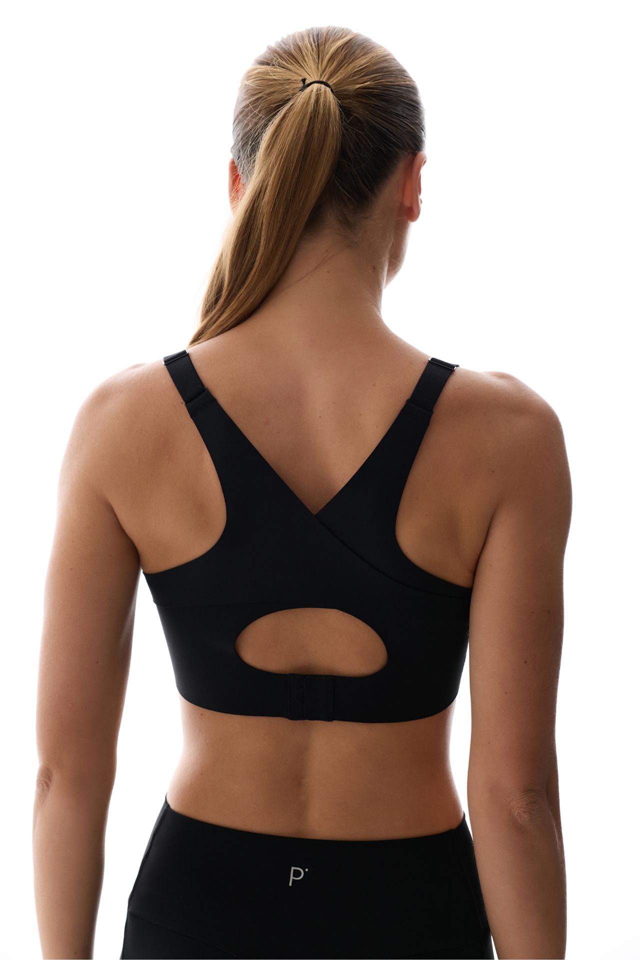 PENTI Medium Support Cross Back Detail Non-Slip Strap Cross Back Sports Bra 5
