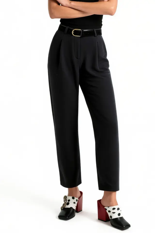 BUSEM Women's Cotton Blend Stretch Pants