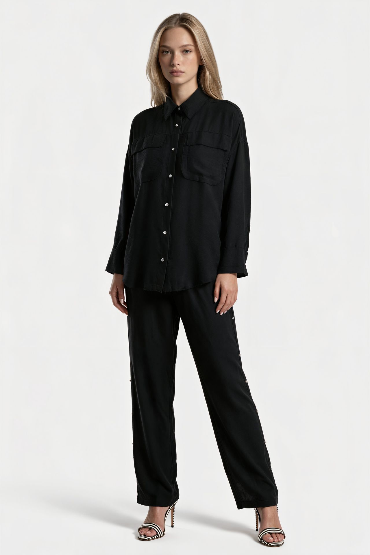 MSN Linen Cotton Suit Set 1
