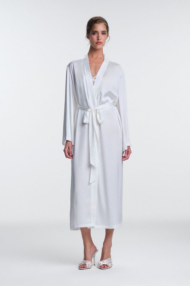 PENTI Scarlett Lace Long Sleeve Robe