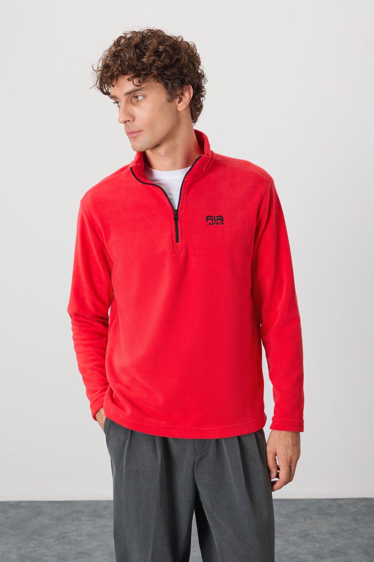 TOMMY Men's Half-Zip Plush Sweatshirt 2