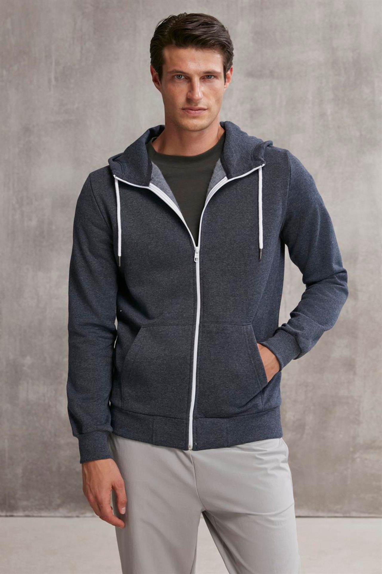 GRIMELANGE Kapüşonlu Fermuarlı Sweatshirt 5