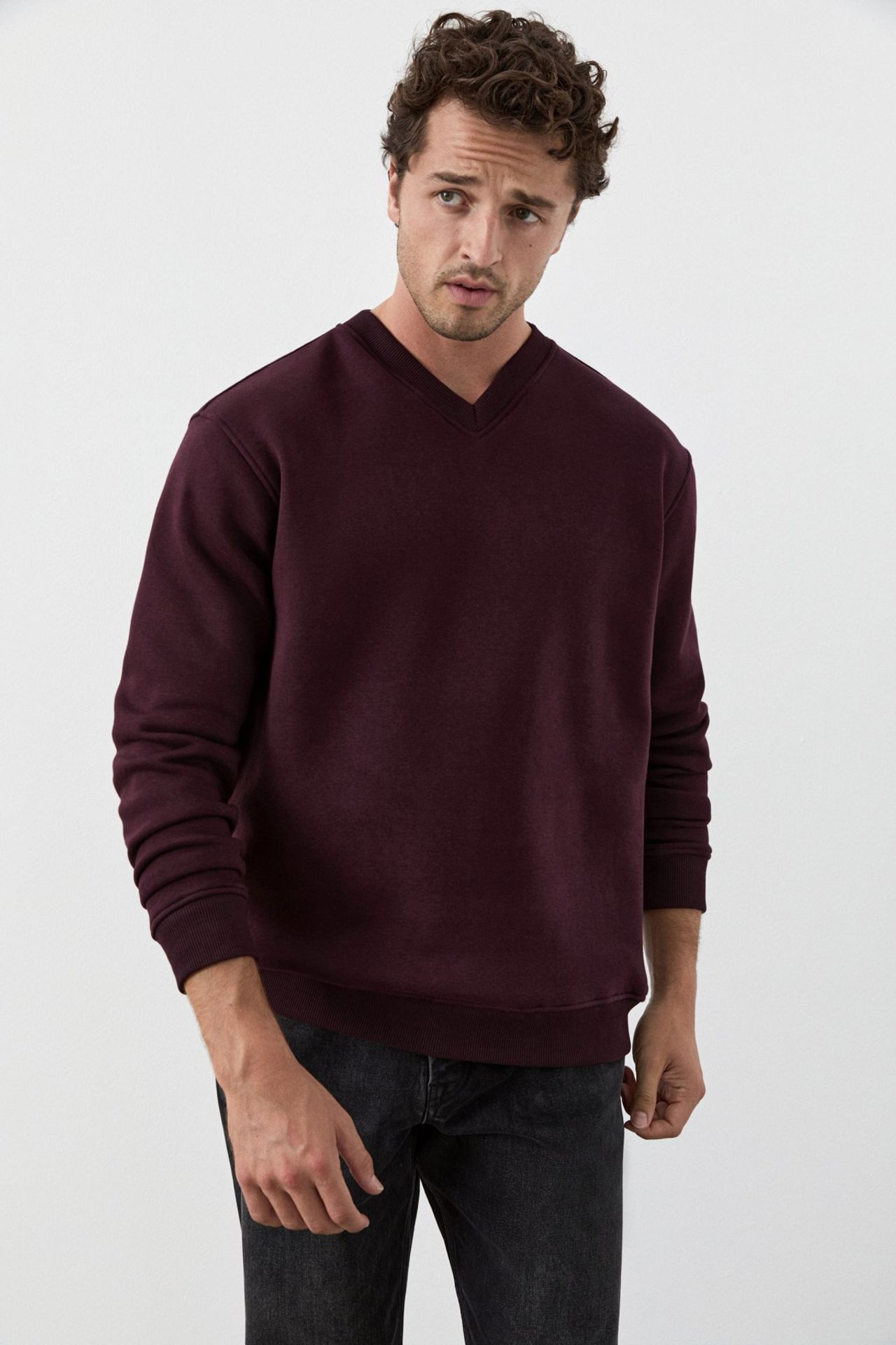 GRIMELANGE Regular Fit Crew Neck Sweatshirt 2
