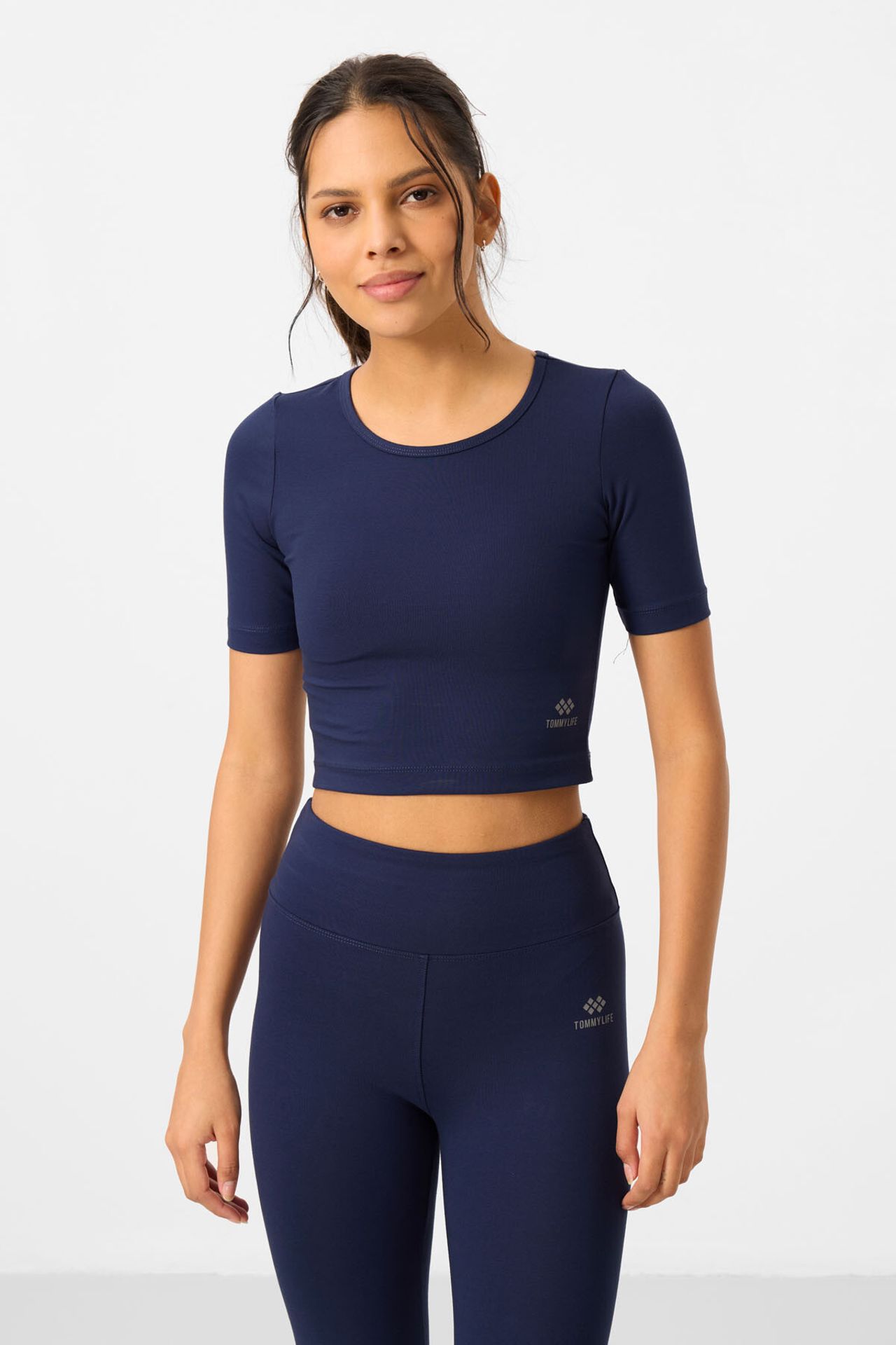 TOMMY Cotton Elastane Capri T-Shirt and Leggings Set 5