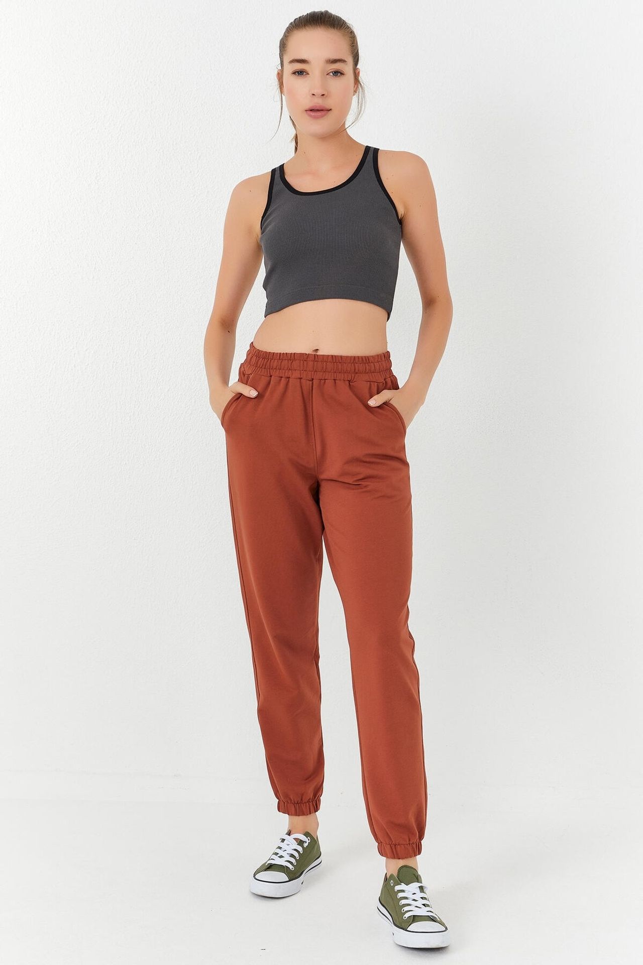 TOMMY Ribbed Sleeveless Crop Top 3